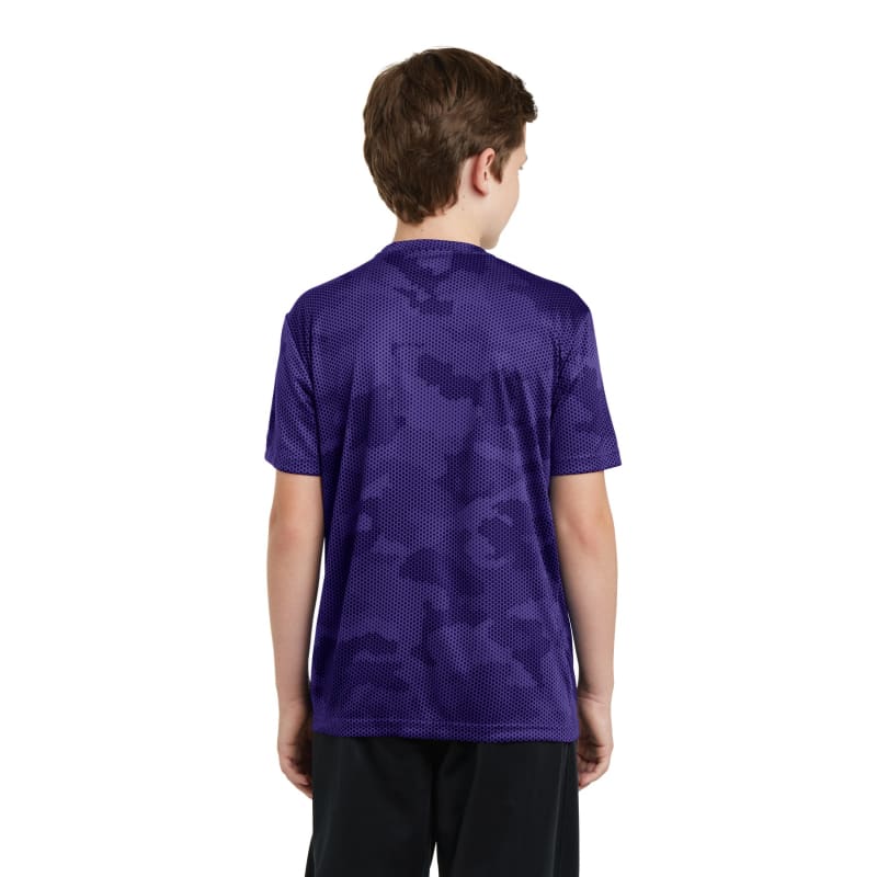 Sport-Tek Youth CamoHex Tee. 48