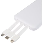 UL Listed 5,000 mAh Power Bank with Multi-Cables 30