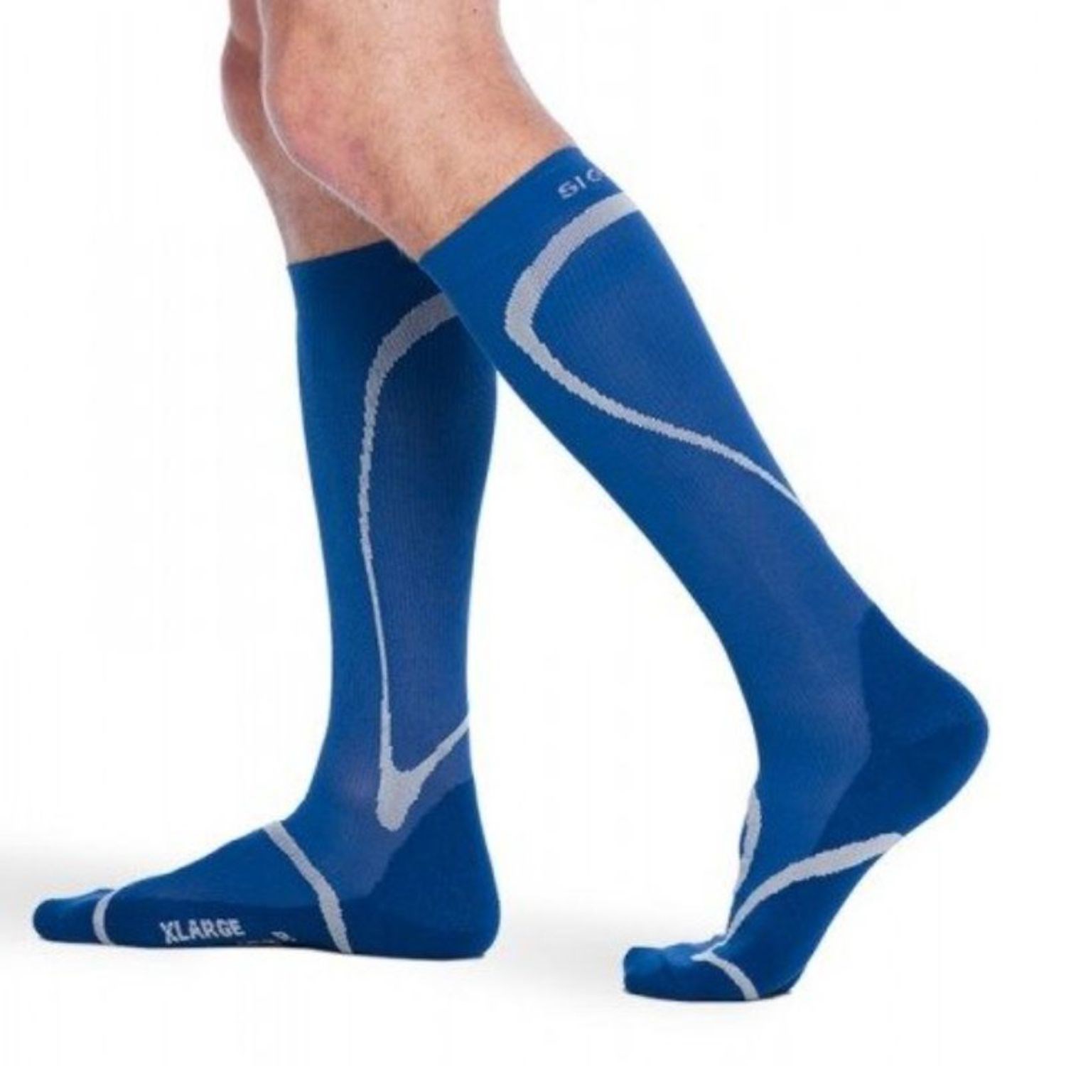 Cushioned knee high custom knit football socks, 144 needle 4