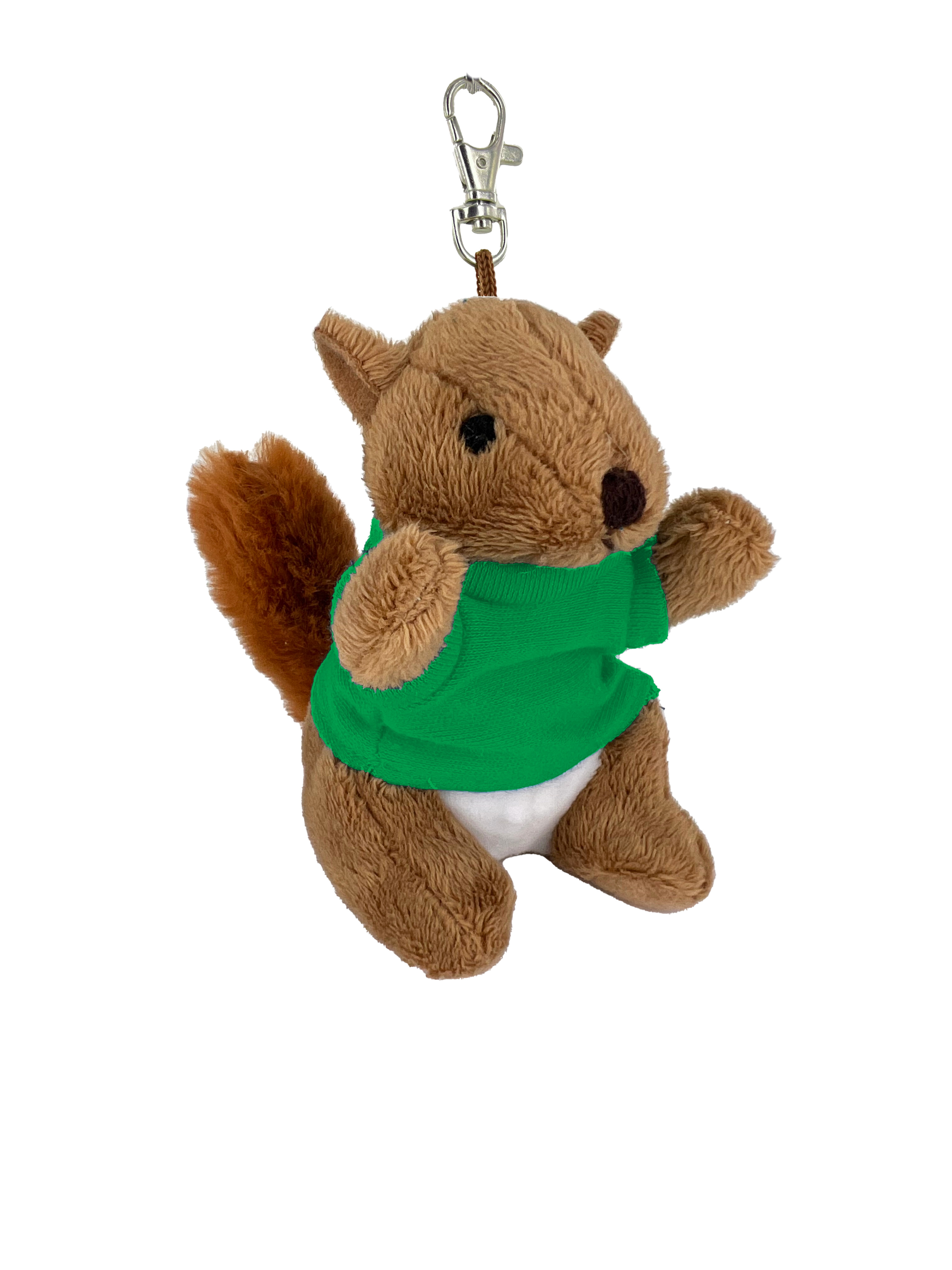 Soft Plush Squirrel 4" Keychain 17
