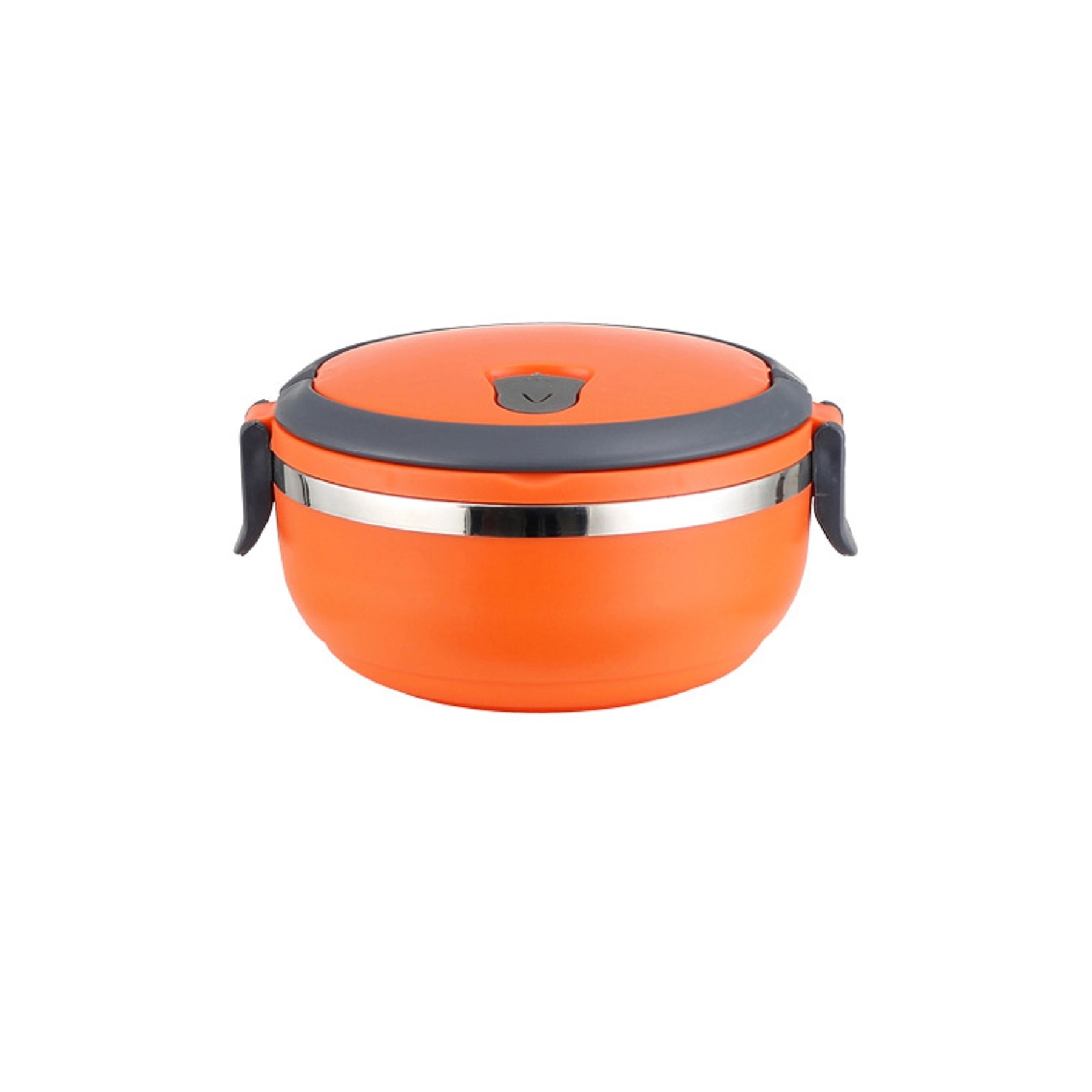 Round Shape Stainless Steel Lunch Box with Lock 6