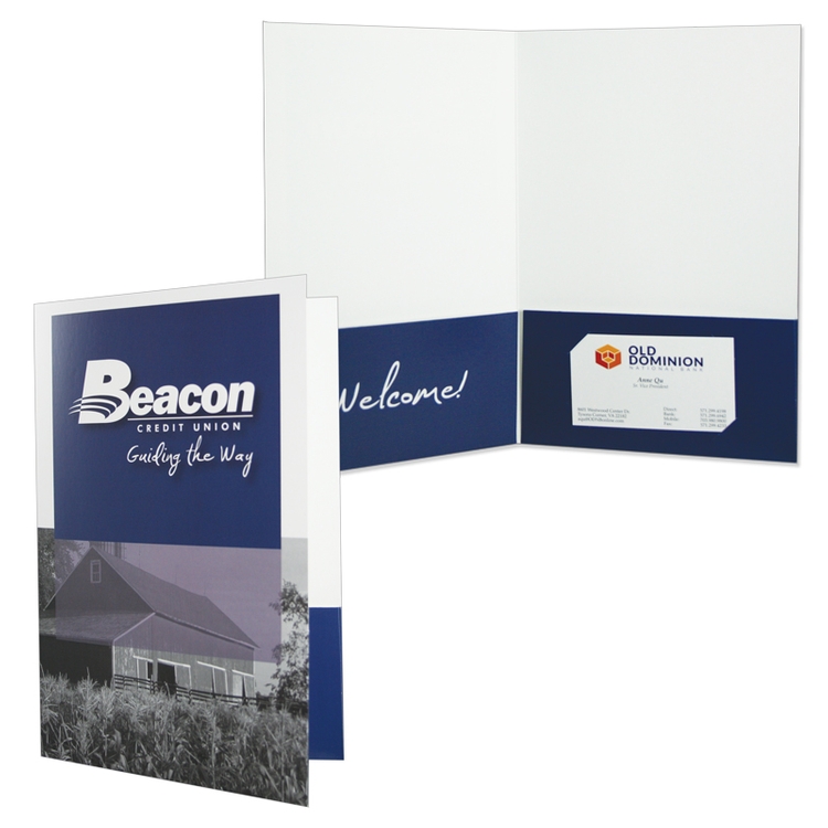 Mid-Size Presentation Folders with Two Pockets 3