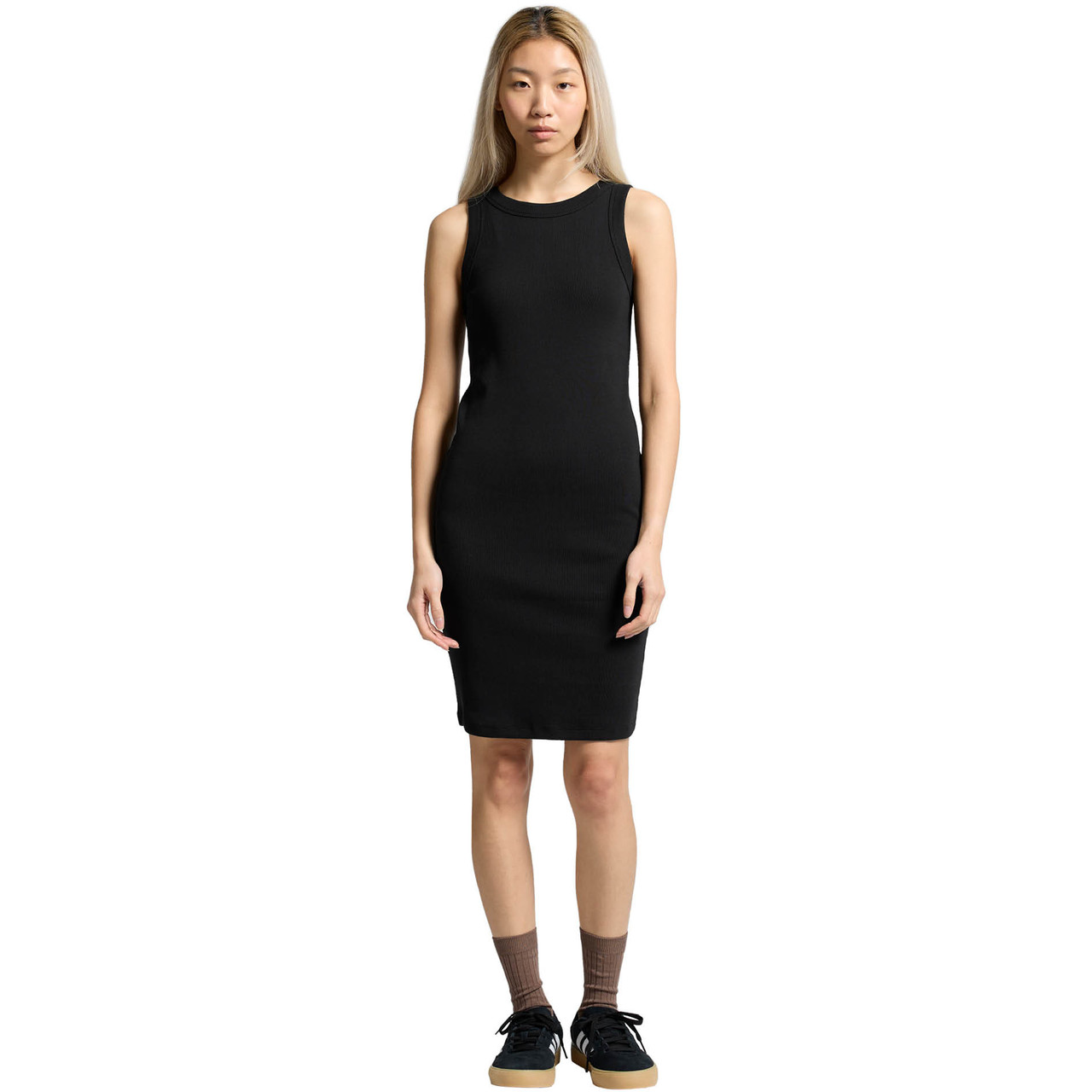 Wo's Organic Rib Dress | 4066G 4