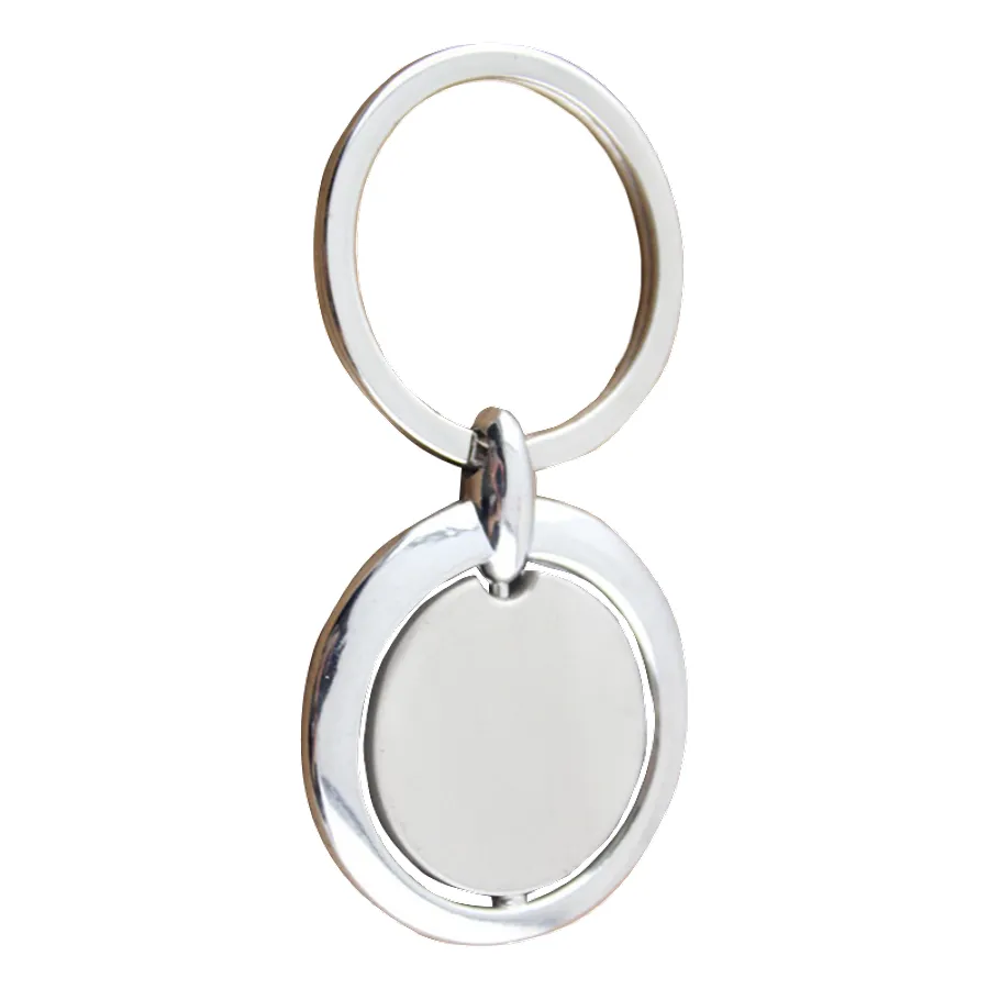 Spinning Circle Metal Keychain 7