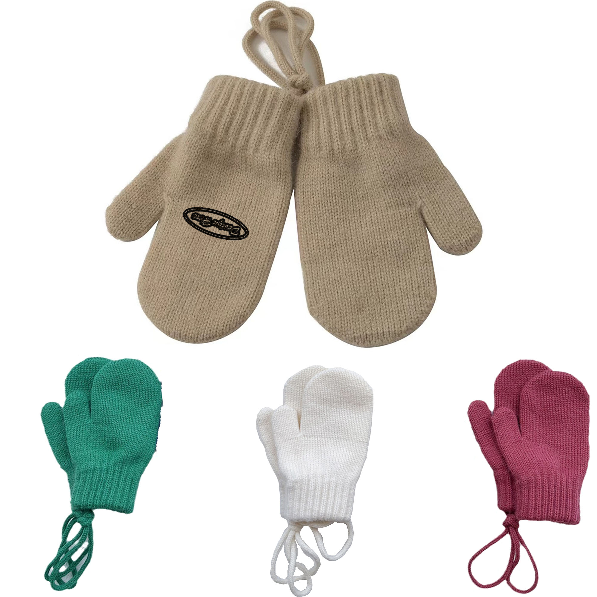 Durable Knit Gloves for Kids' Warmth in Fall & Winter Seasons 2