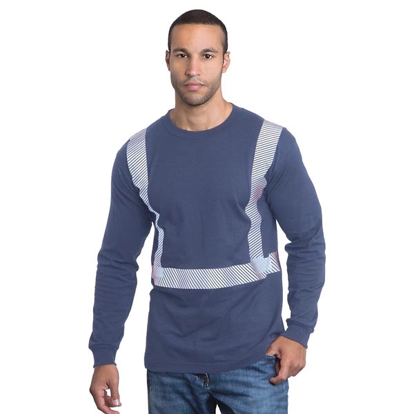 Hi-Visibility 100% Cotton L/S Crew Tee 10