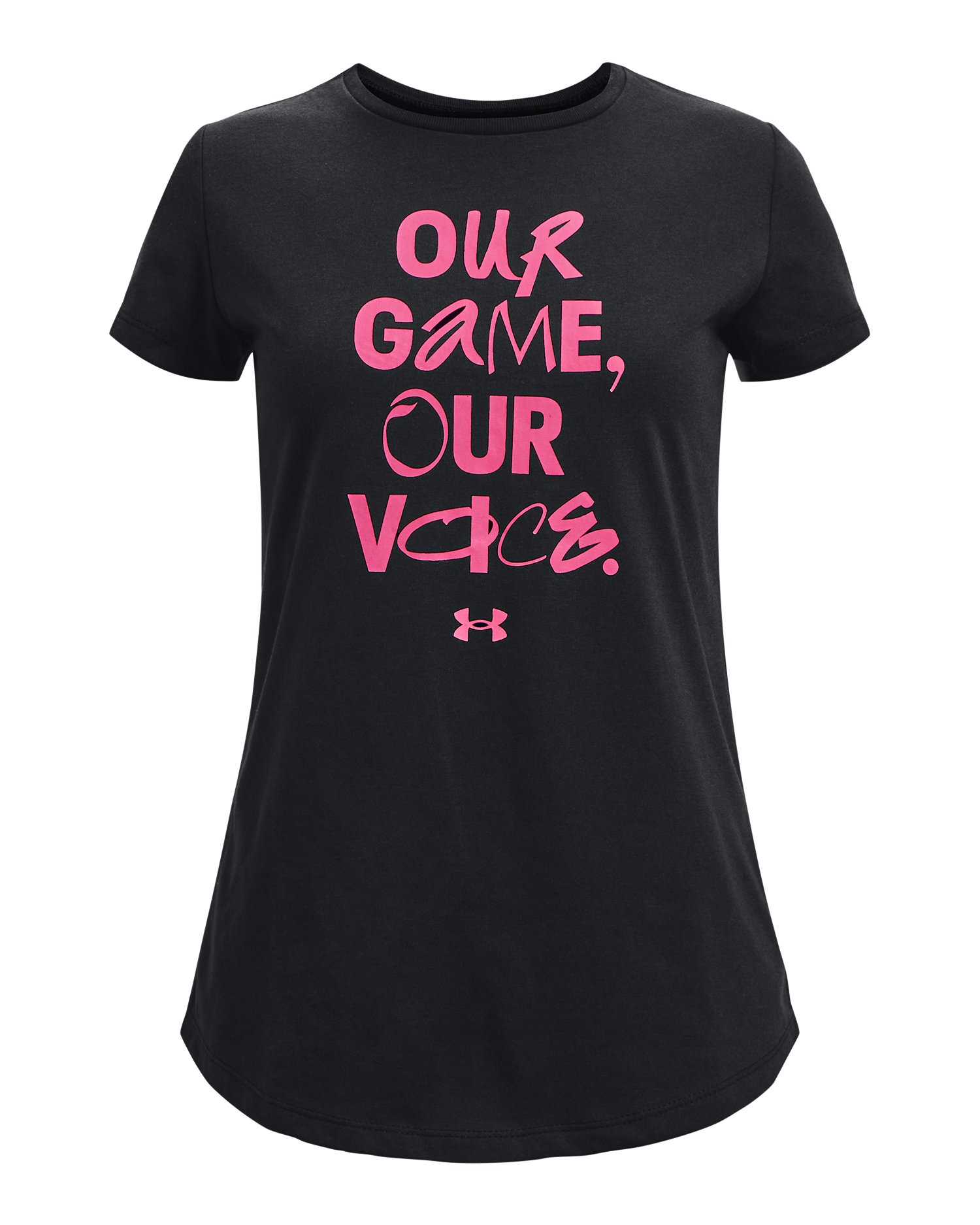 Girls' UA Our Game Our Voice Short Sleeve 1
