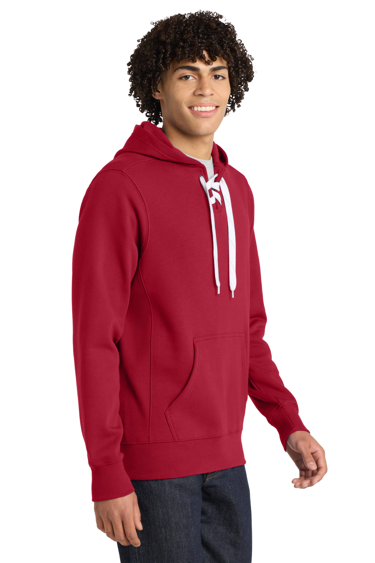 Sport-Tek Lace Up Pullover Hooded Sweatshirt. ST271 3