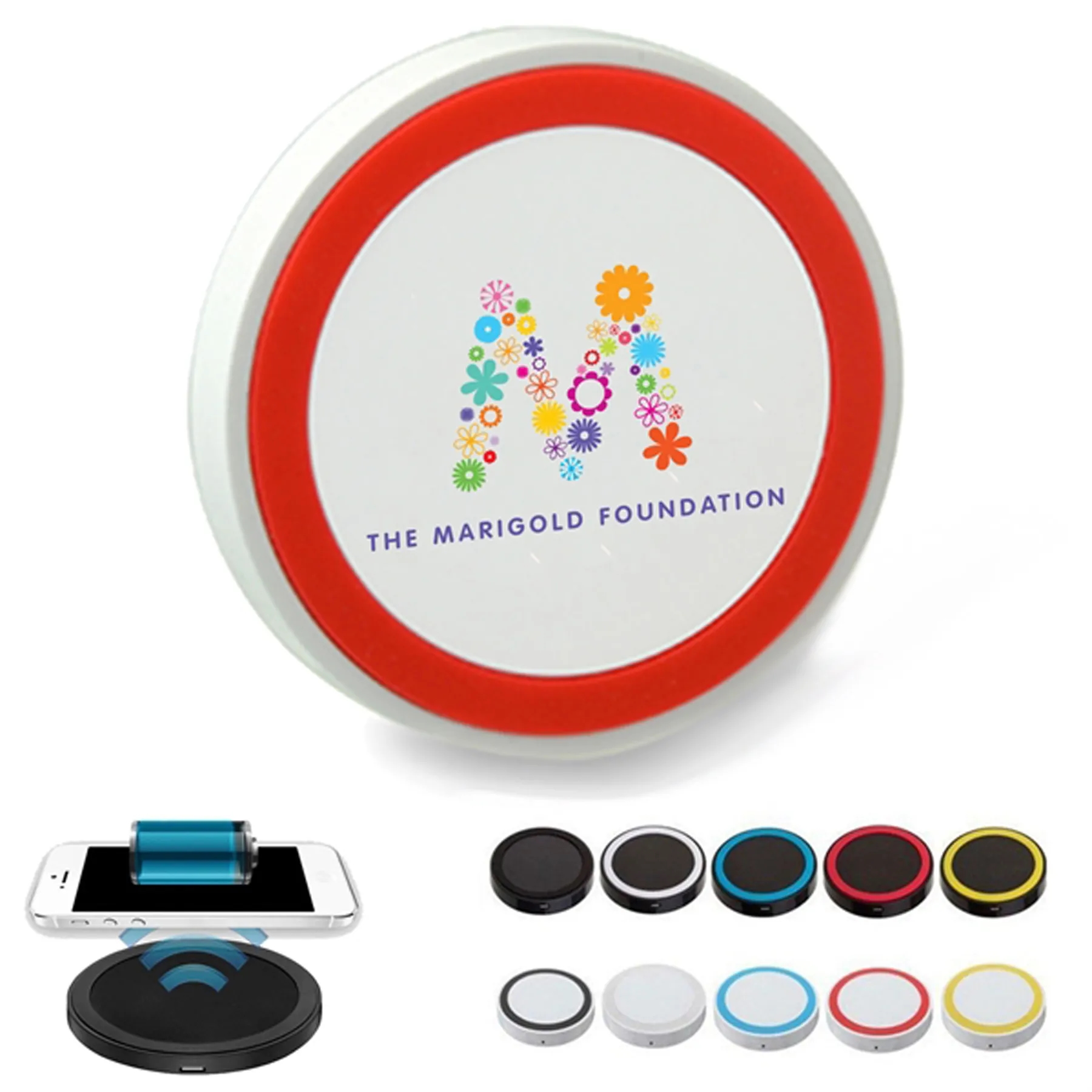 5W Speed Wireless Charger with Customized Print 4
