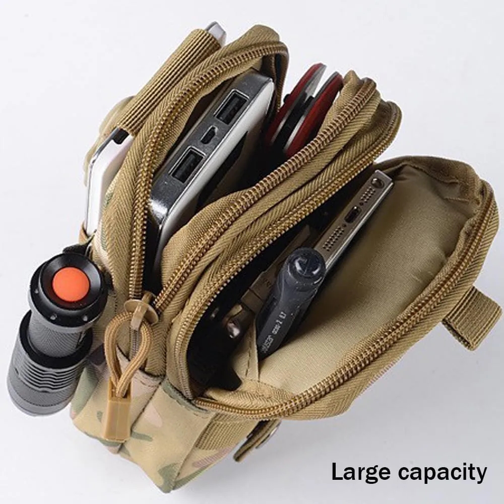 Tactical Waist Belt Bag Molle Edc Pouch Tool Organizer 6
