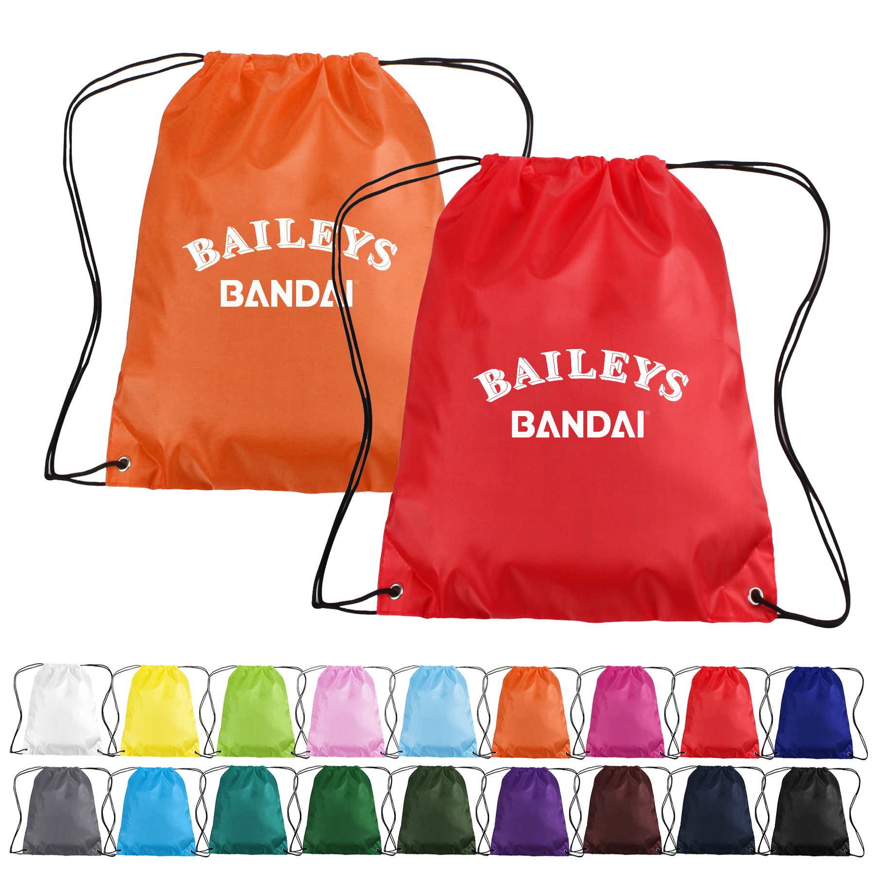 Classic Polyester Drawstring Backpacks 3