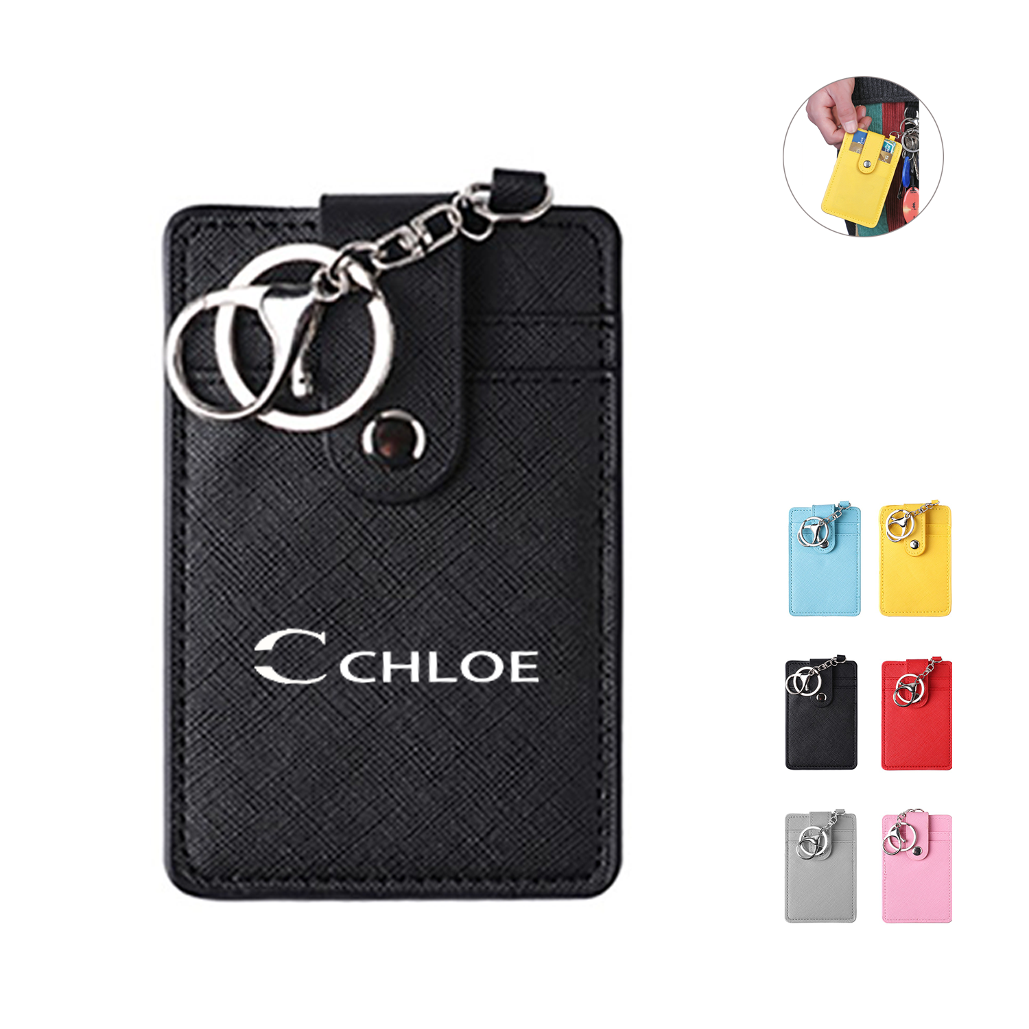 Card Holder Keychain 4