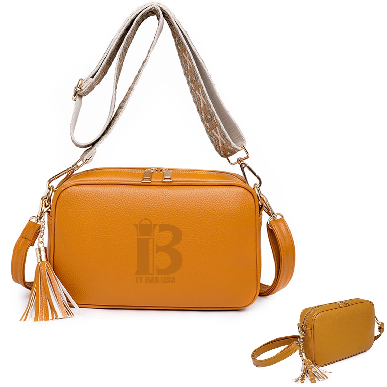 Pu Leather Crossbody Bag 1