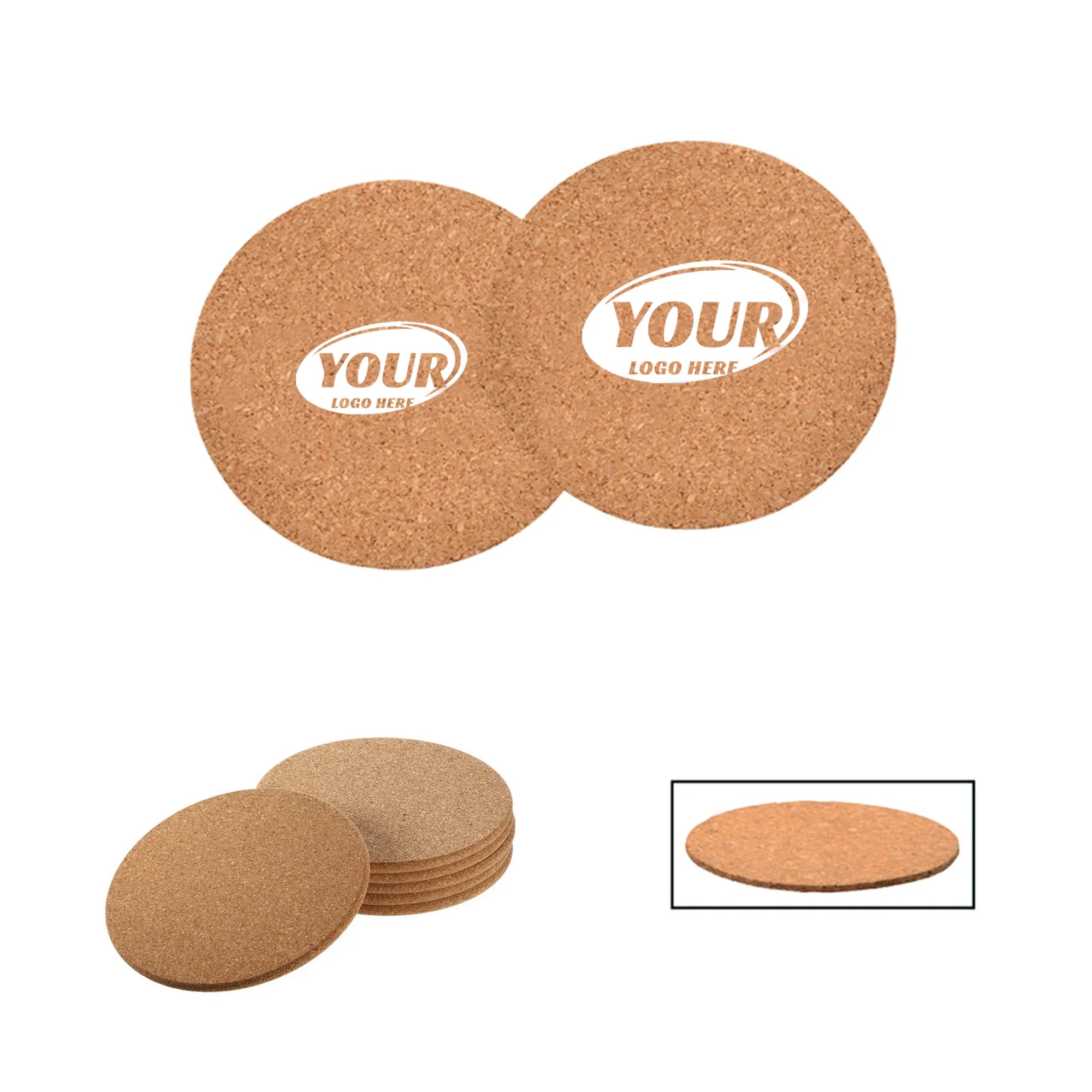 Round Cork Coasters