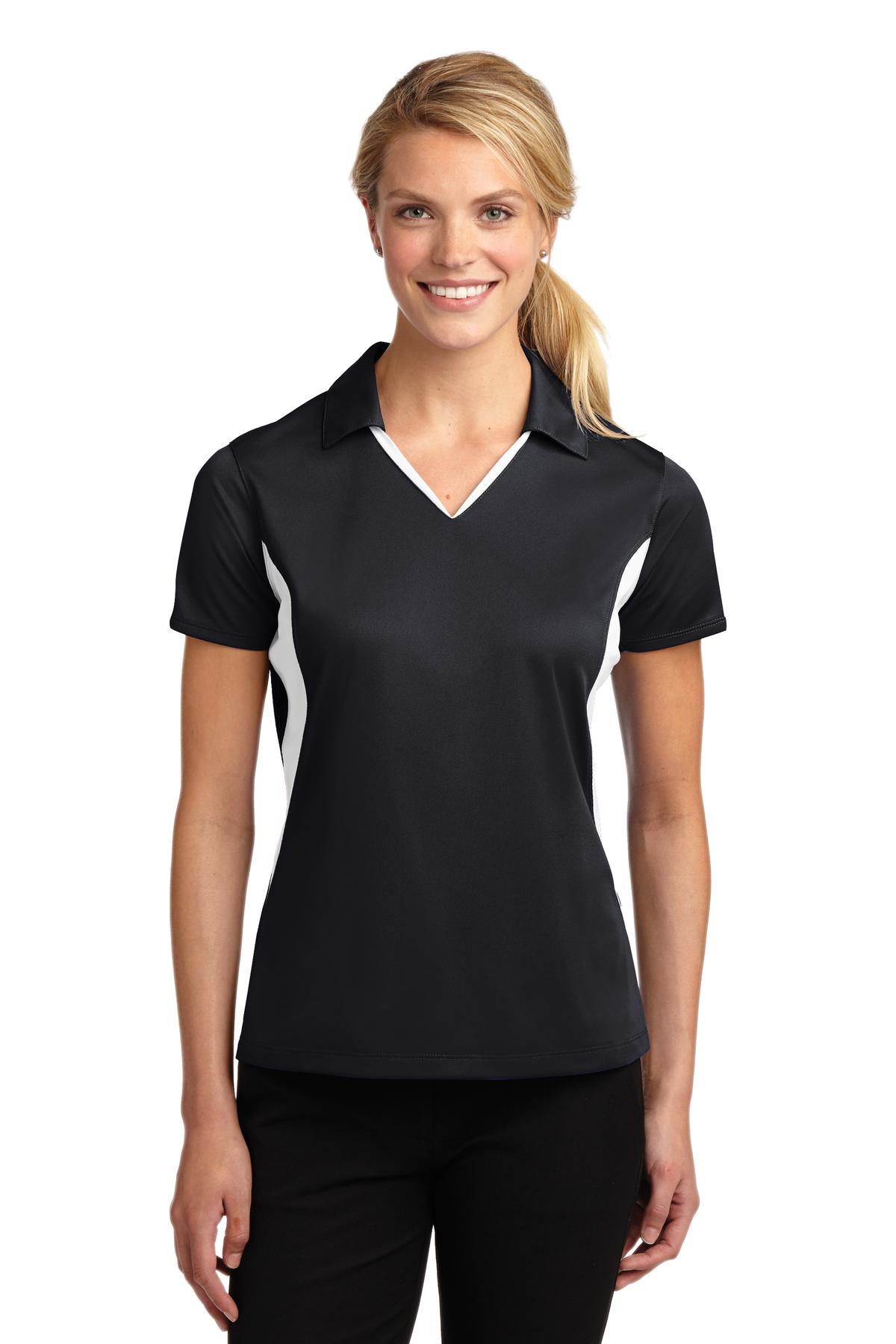 Sport-Tek® Women's Side Blocked Micropique Sport-Wick Polo 22