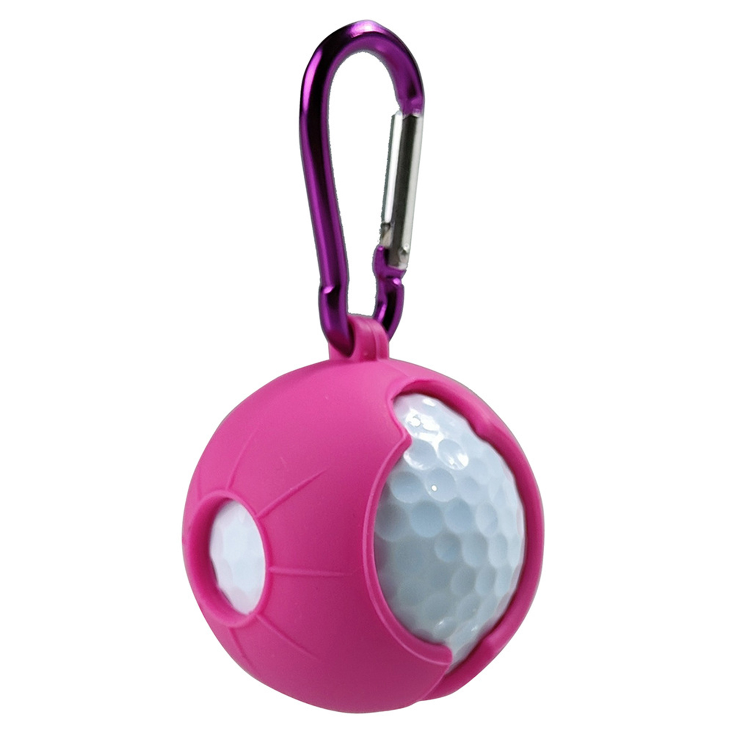 Silicone Golf Ball Holder with Carabiner 5