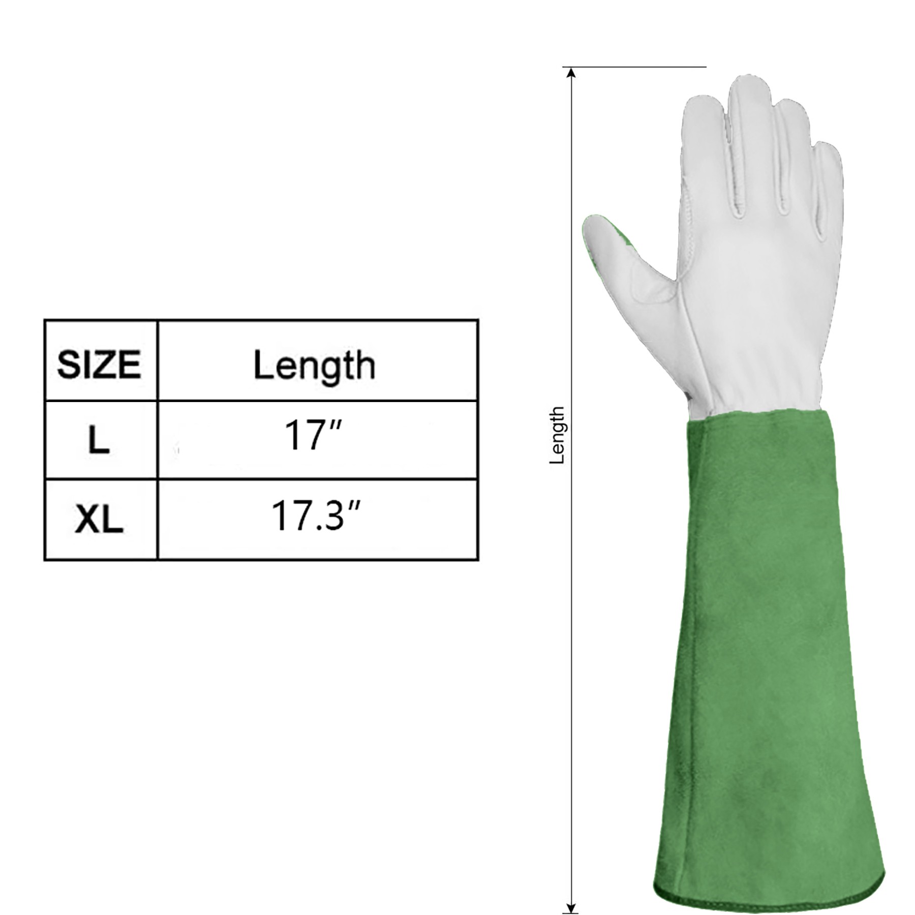 Long Gardening Gloves 1