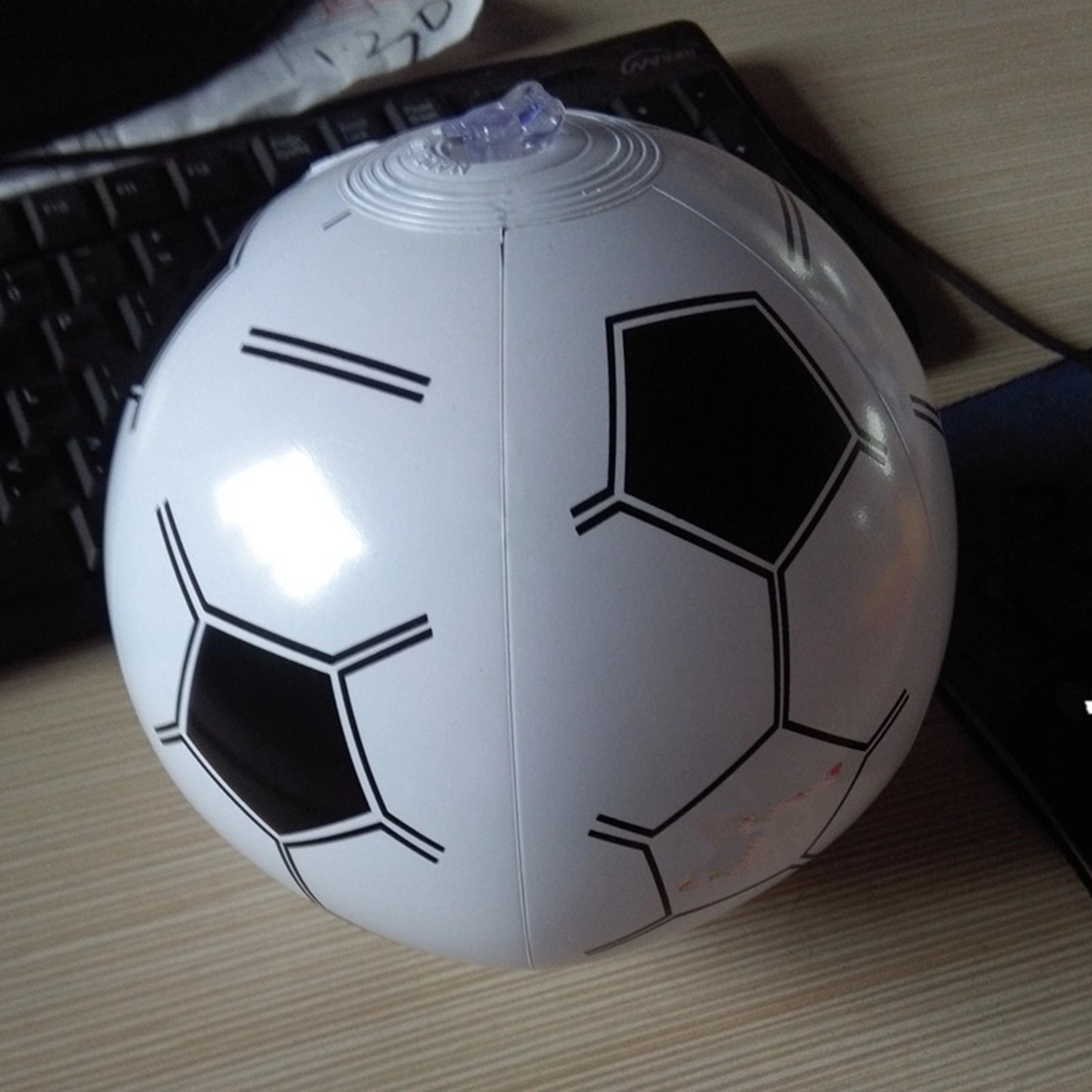 16" Football Shape Inflatable Beach Ball 4