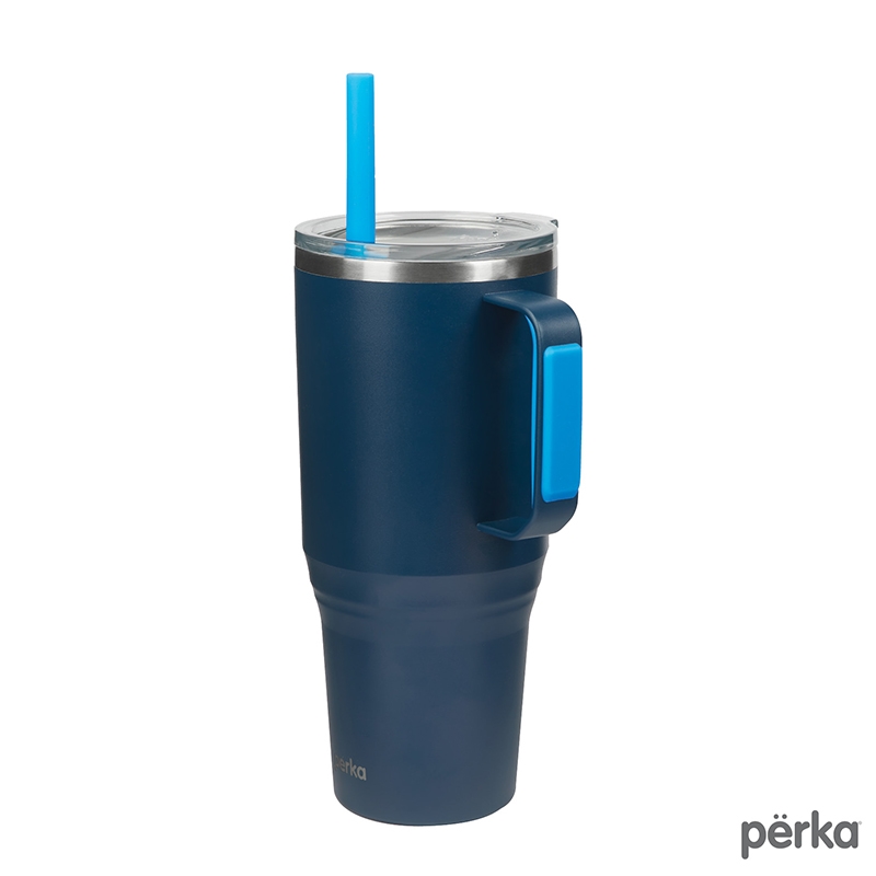 Perka® Portofino 36 oz. Double Wall Recycled Stainless Steel Travel Mug 22