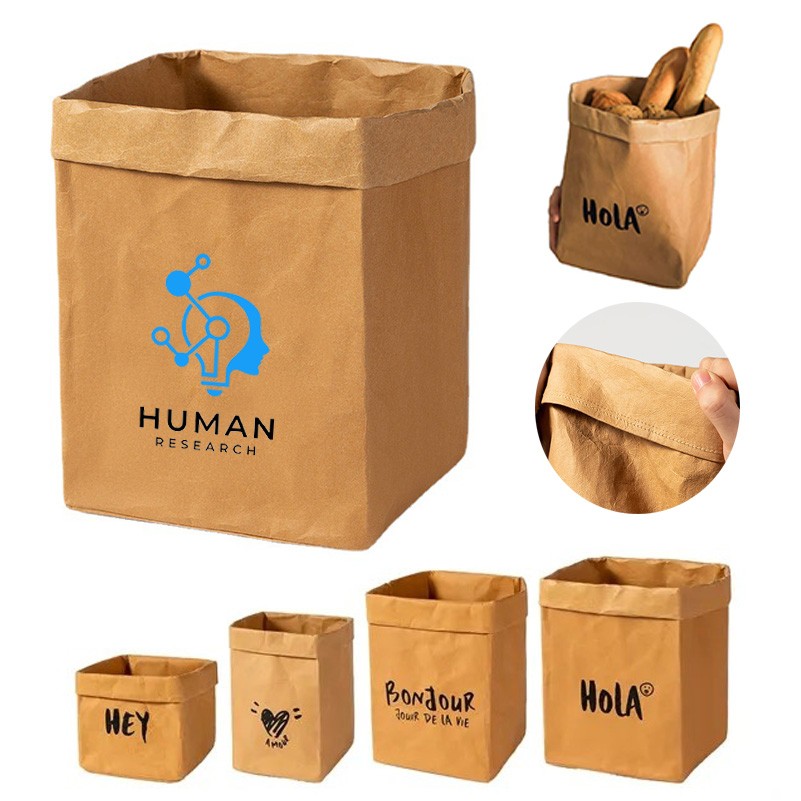 Washable Kraft Paper Grocery Bag 2