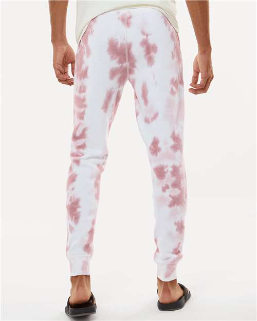 Unisex Tie-Dyed Fleece Joggers - 8884 5