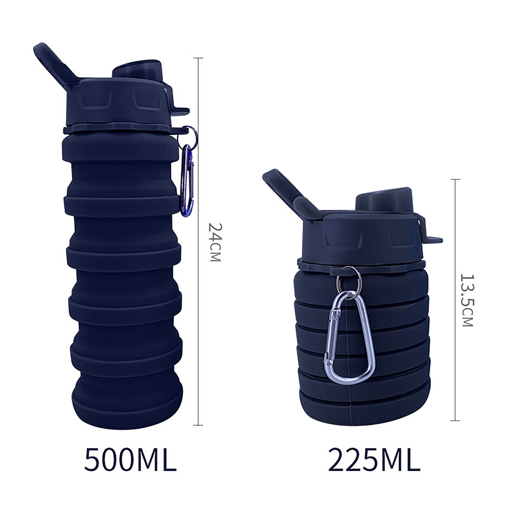 Reusable Foldable Water Bottles for Outdoor Gym Camping 5