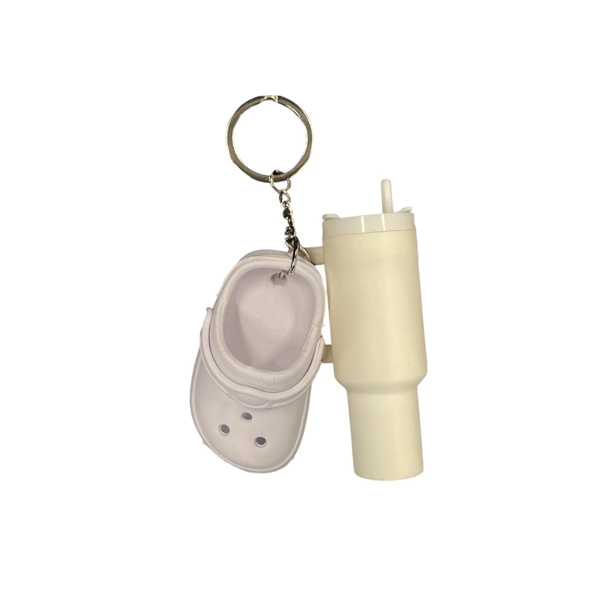PVC Keychain Ice Cup and Clog Style Trendy Design 5
