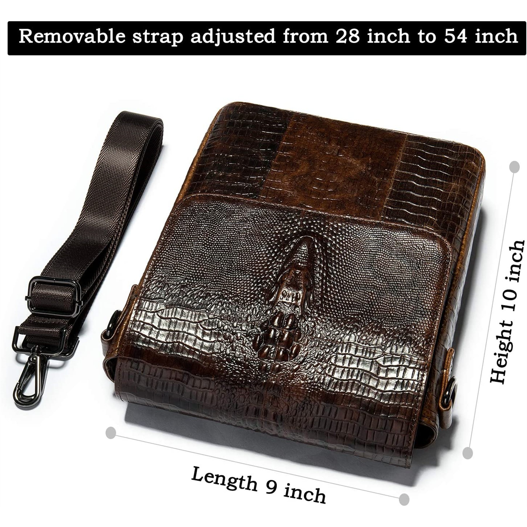 Genuine Leather Messenger Bag 4