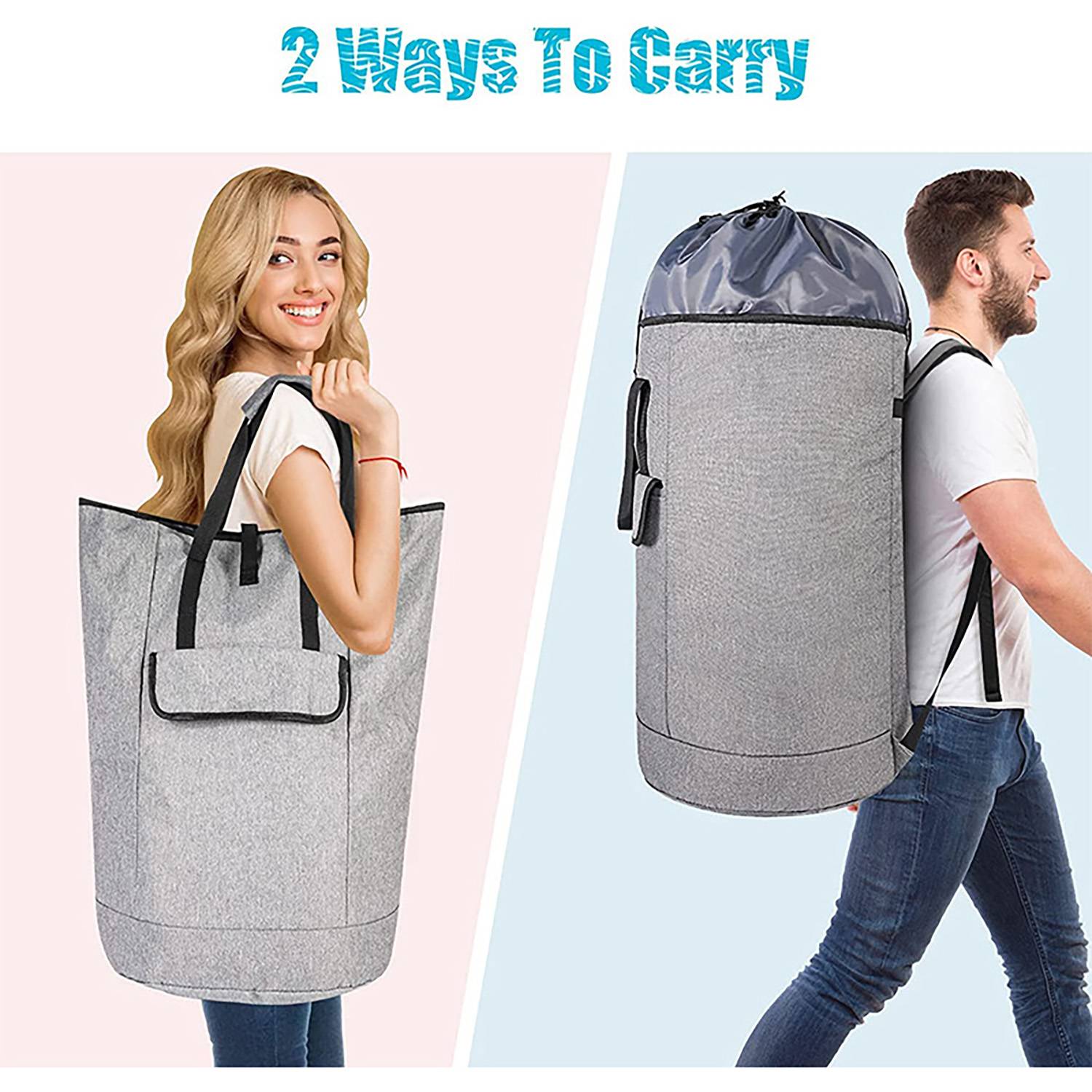 105L Large Laundry Backpack 8