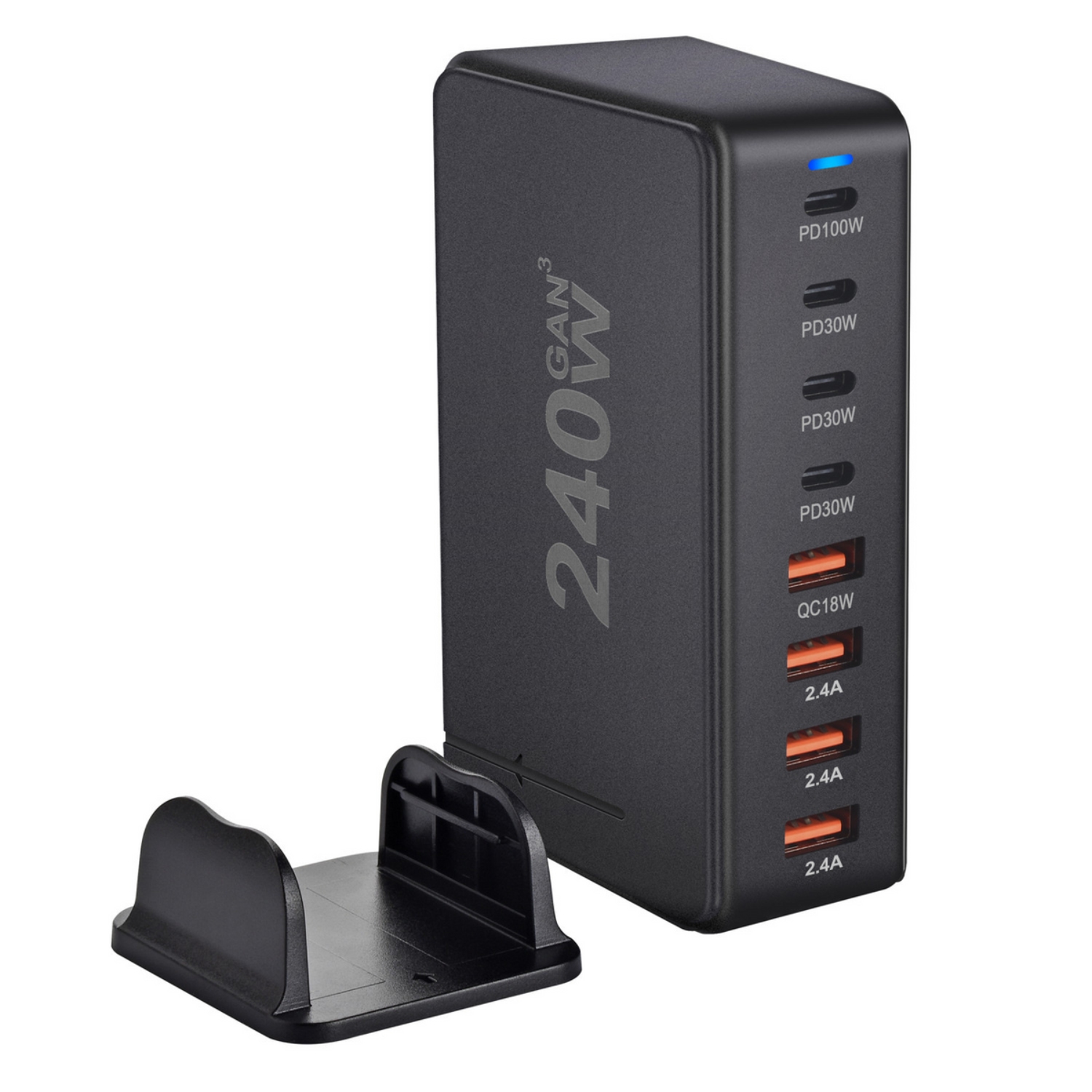 8-Port USB Speed Charge Station - 240 W 6