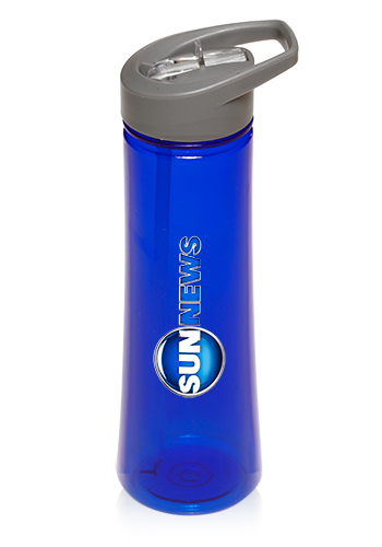 22 oz. Plastic Sports Water Bottles with Drink Spout 1