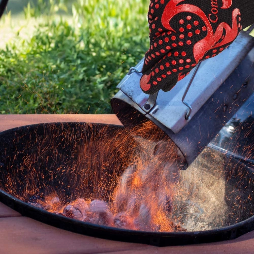 BBQ Gloves Oven Mitts 4