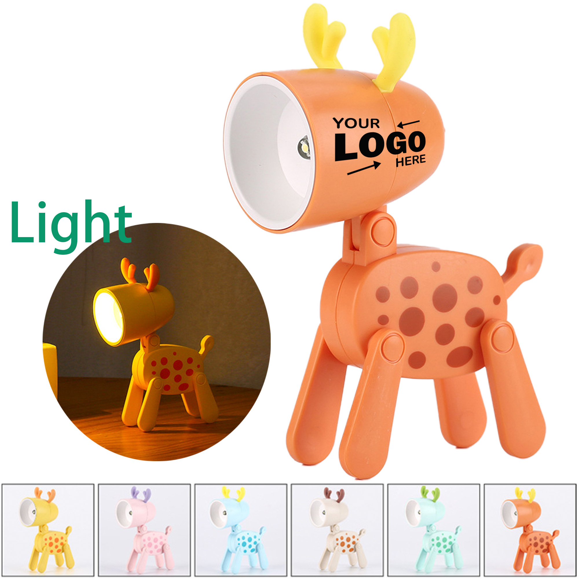 Festive Christmas Reindeer LED Night Light 2