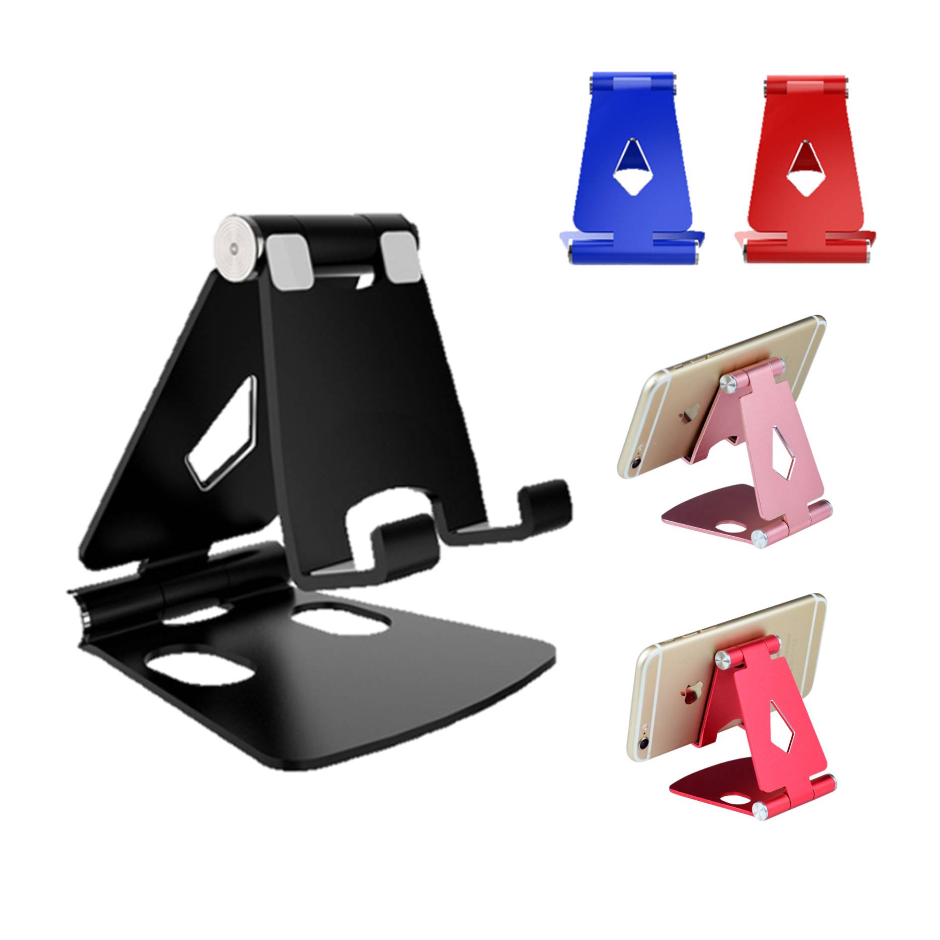 Portable Aluminum Alloy Phone Holder Foldable Stand 3