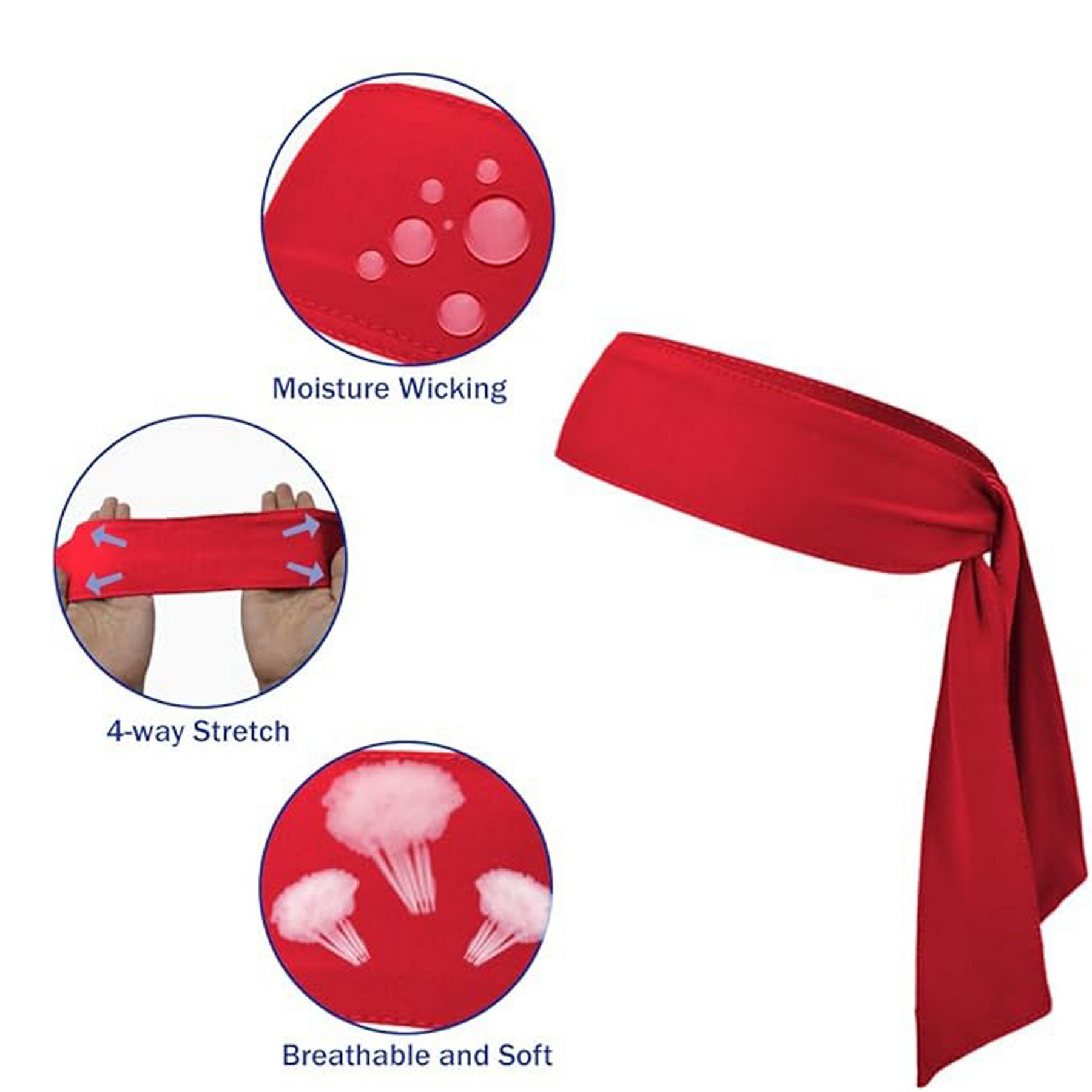 Adjustable Soft Sport Headband 2