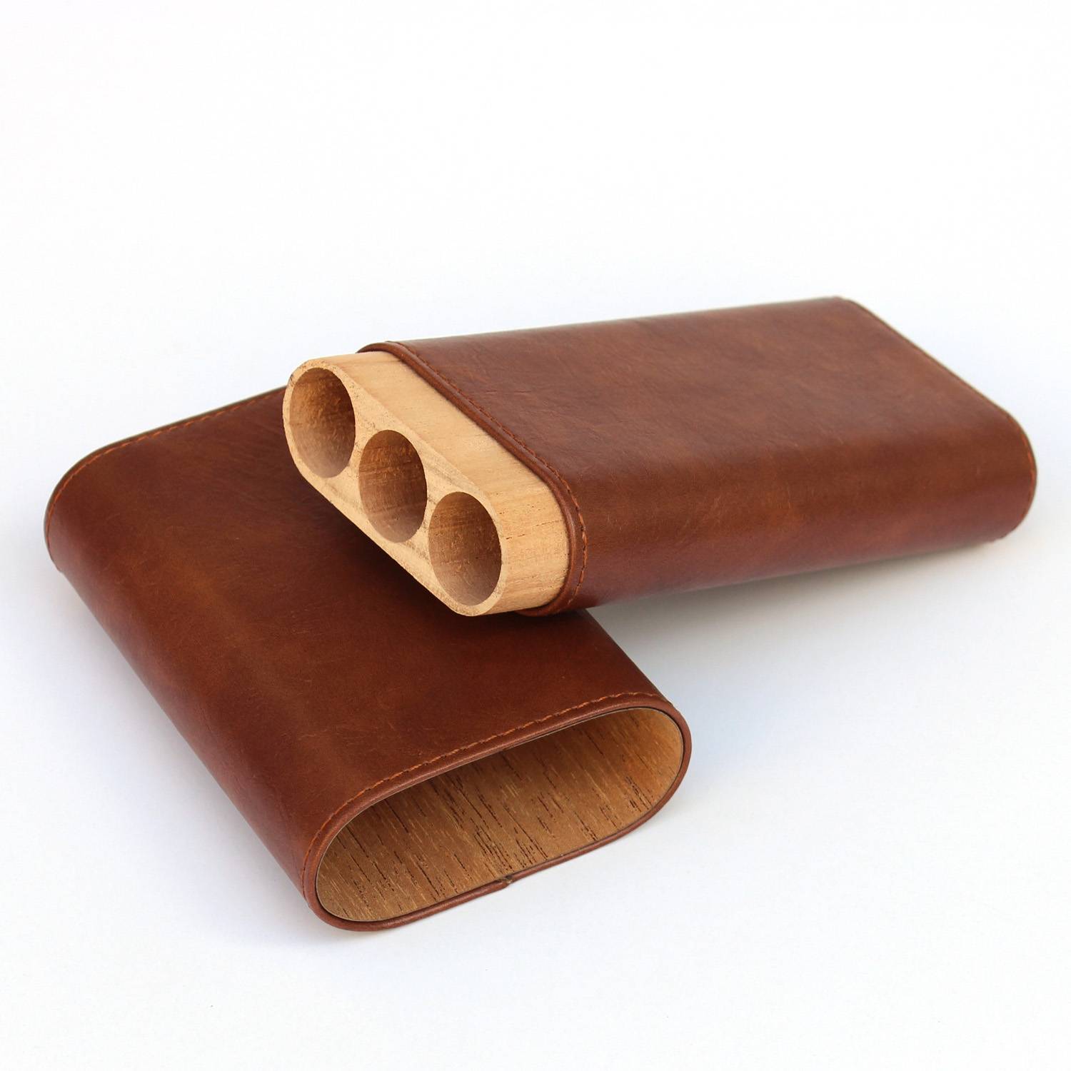 PU Leather Cigar Humidor Case 3