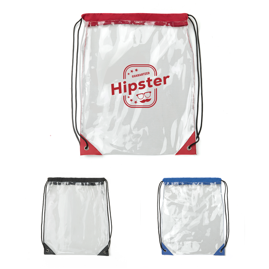 ClearPass Drawstring Bag w/ Hook Closure 2