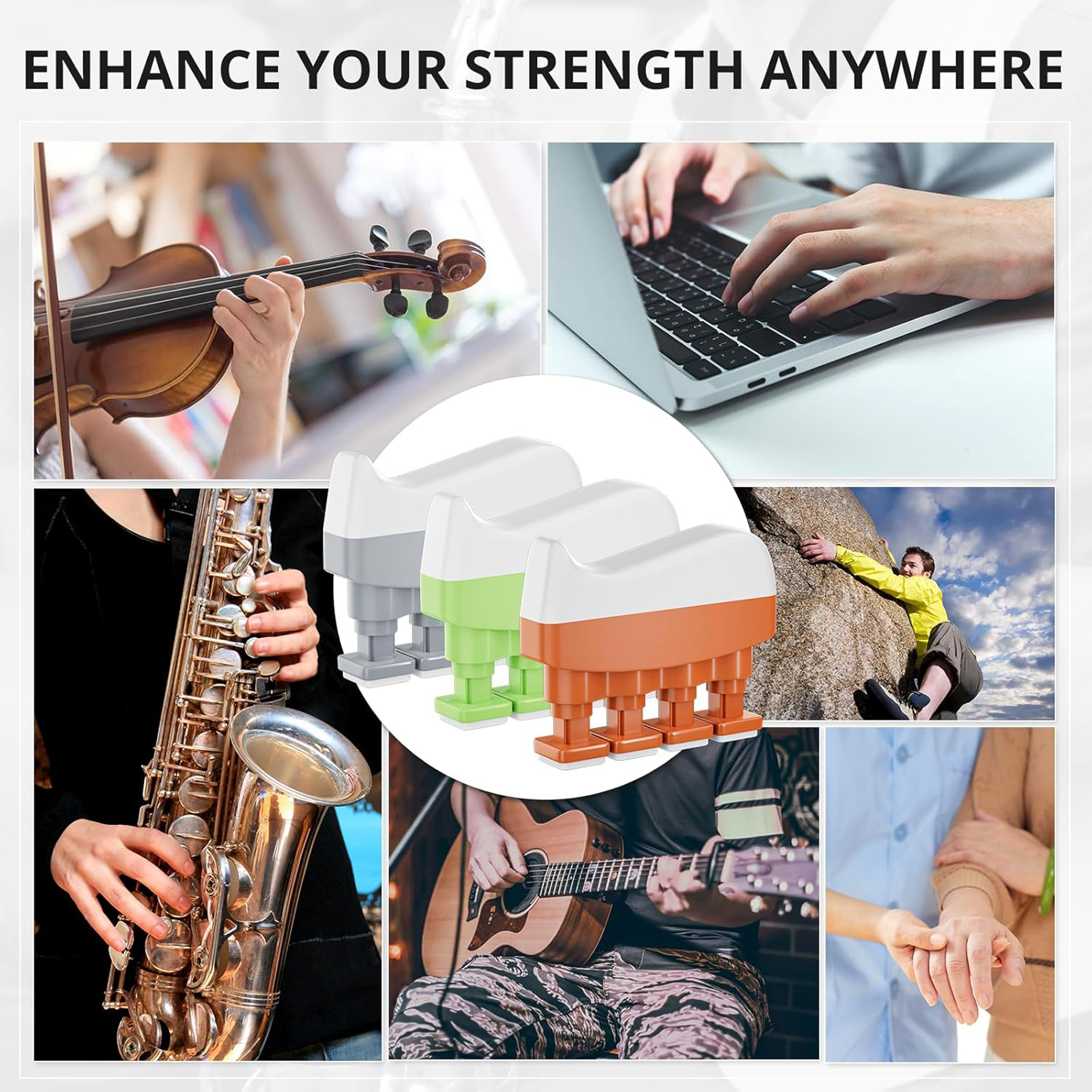 Finger Strengthener Adjustable Hand Exerciser 2