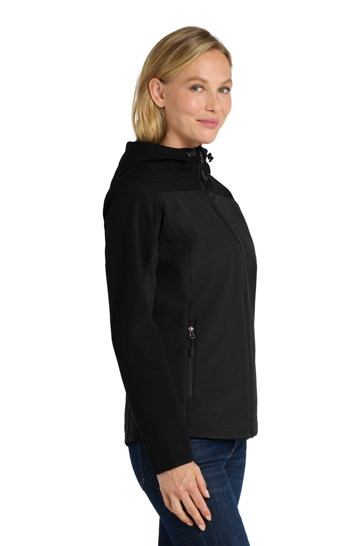 Port Authority Women's Hooded Core Soft Shell Jacket. L335 7