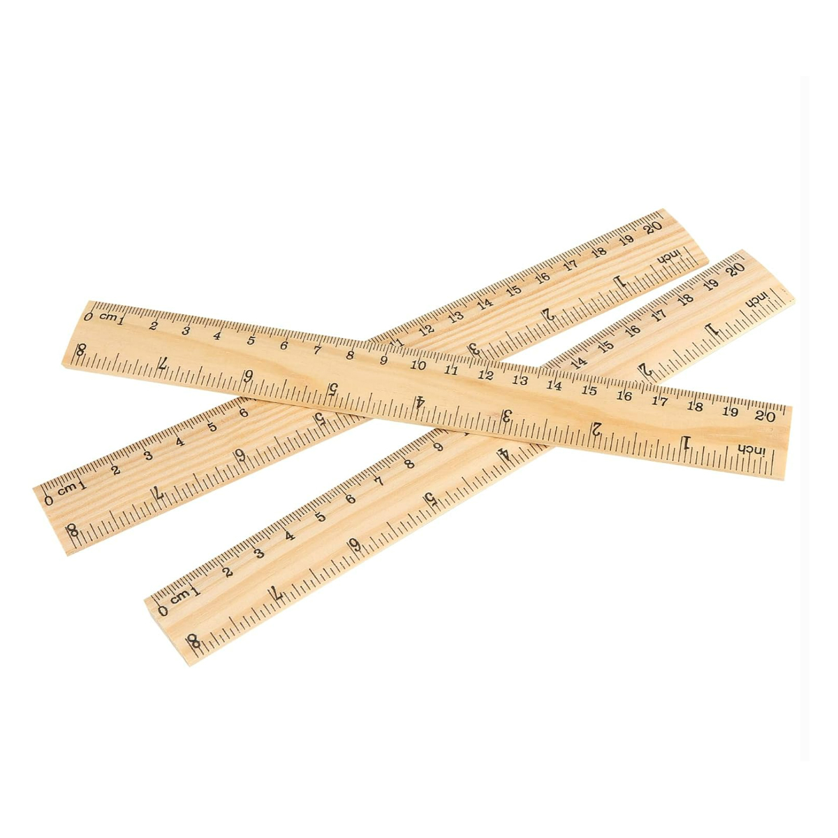 Wooden Dual-Sided Ruler 12 Inch 5