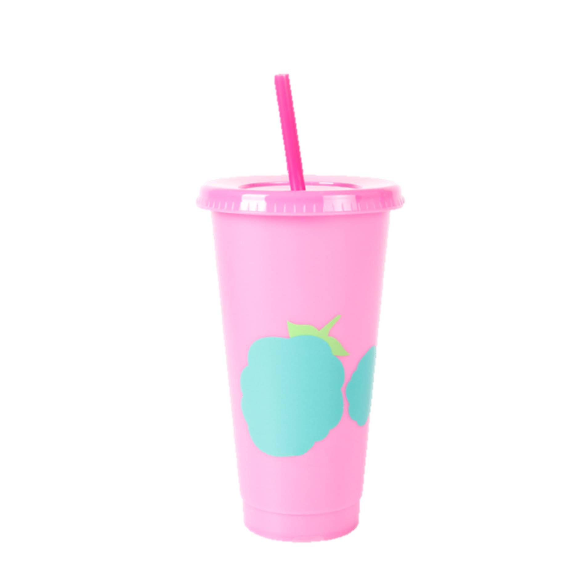 24 Oz. Mood Color Change Plastic Cup w/Lid 3