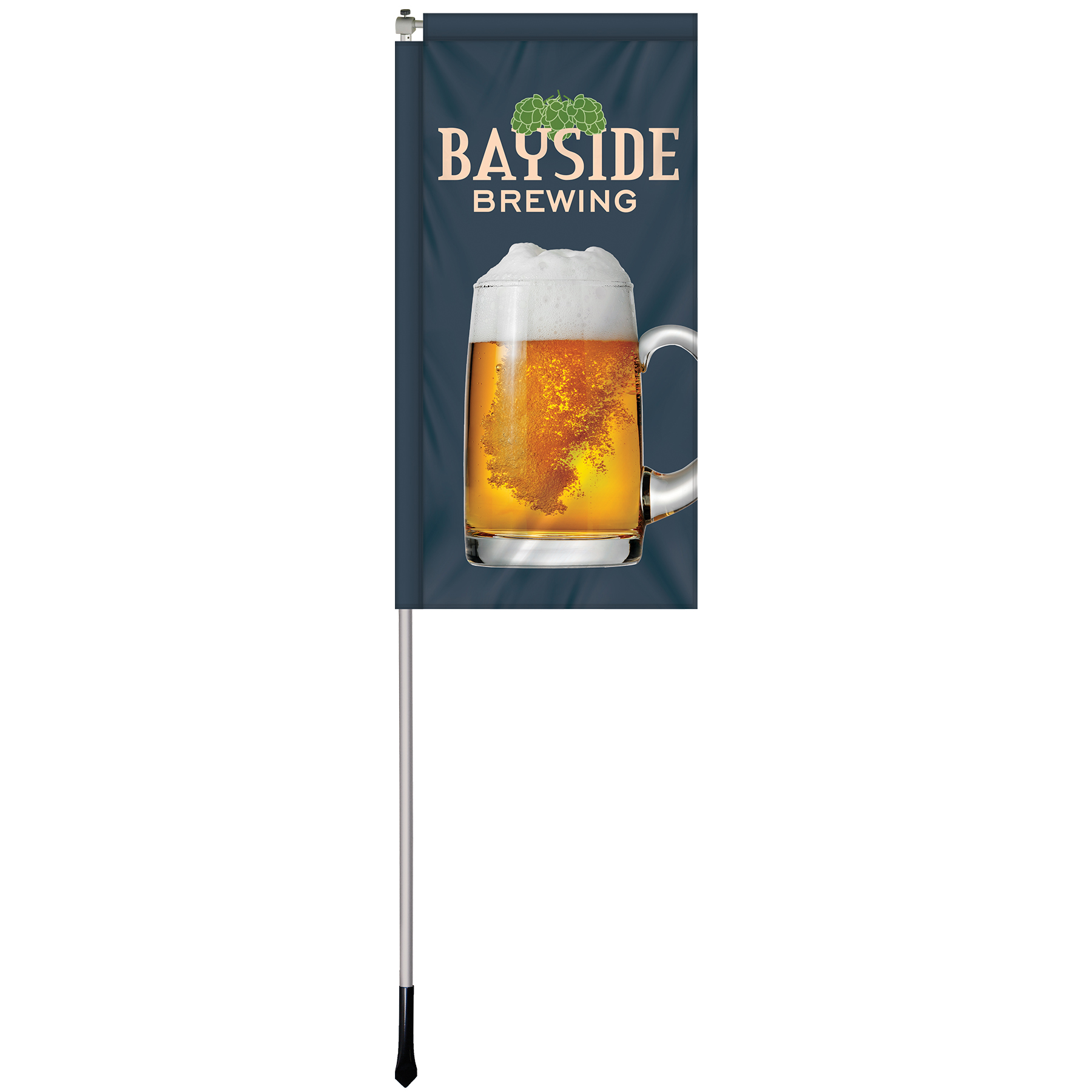 2.5' X 5' Custom Double Sided Windchaser Flag Kit 3