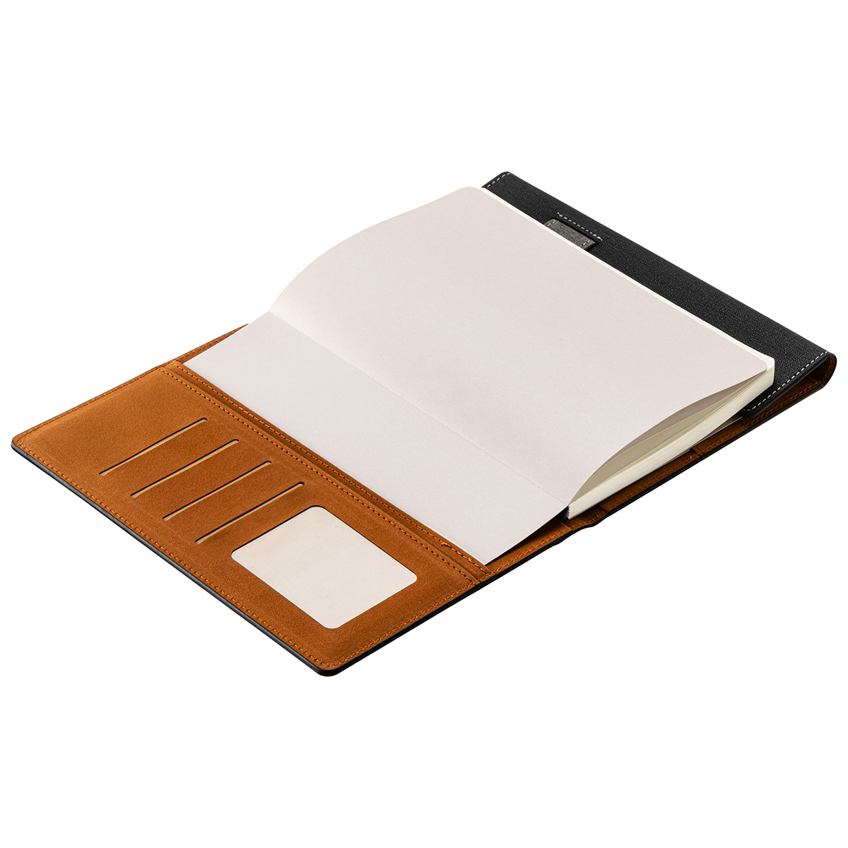 Folio Refillable Hardcover Journal with Card Pockets and Magnetic Closure 12