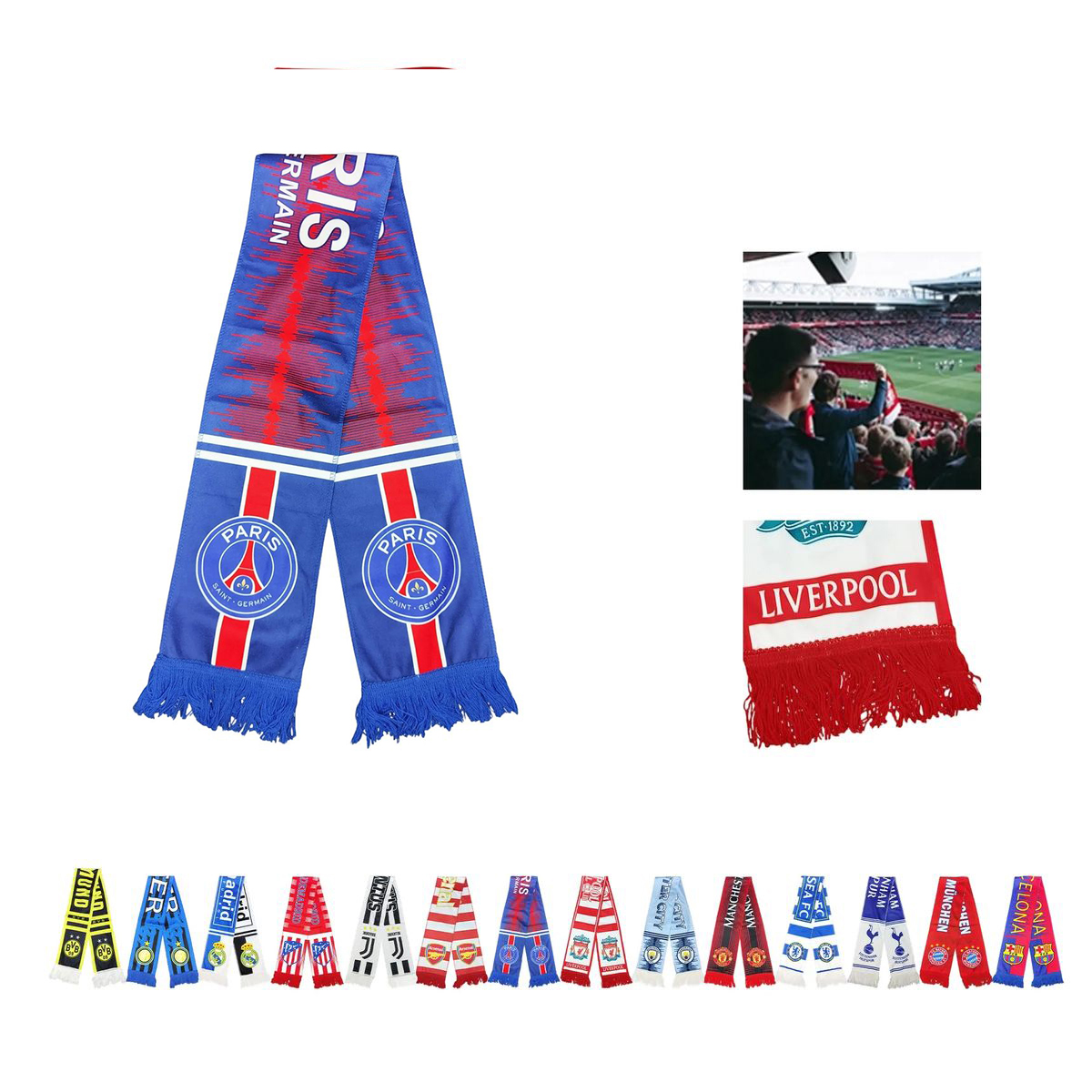 Dye Sublimation Scarf for Game Day Use 20