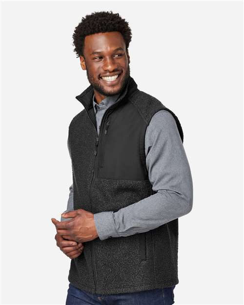 Men's Aura Sweater Fleece Vest - NE714 29