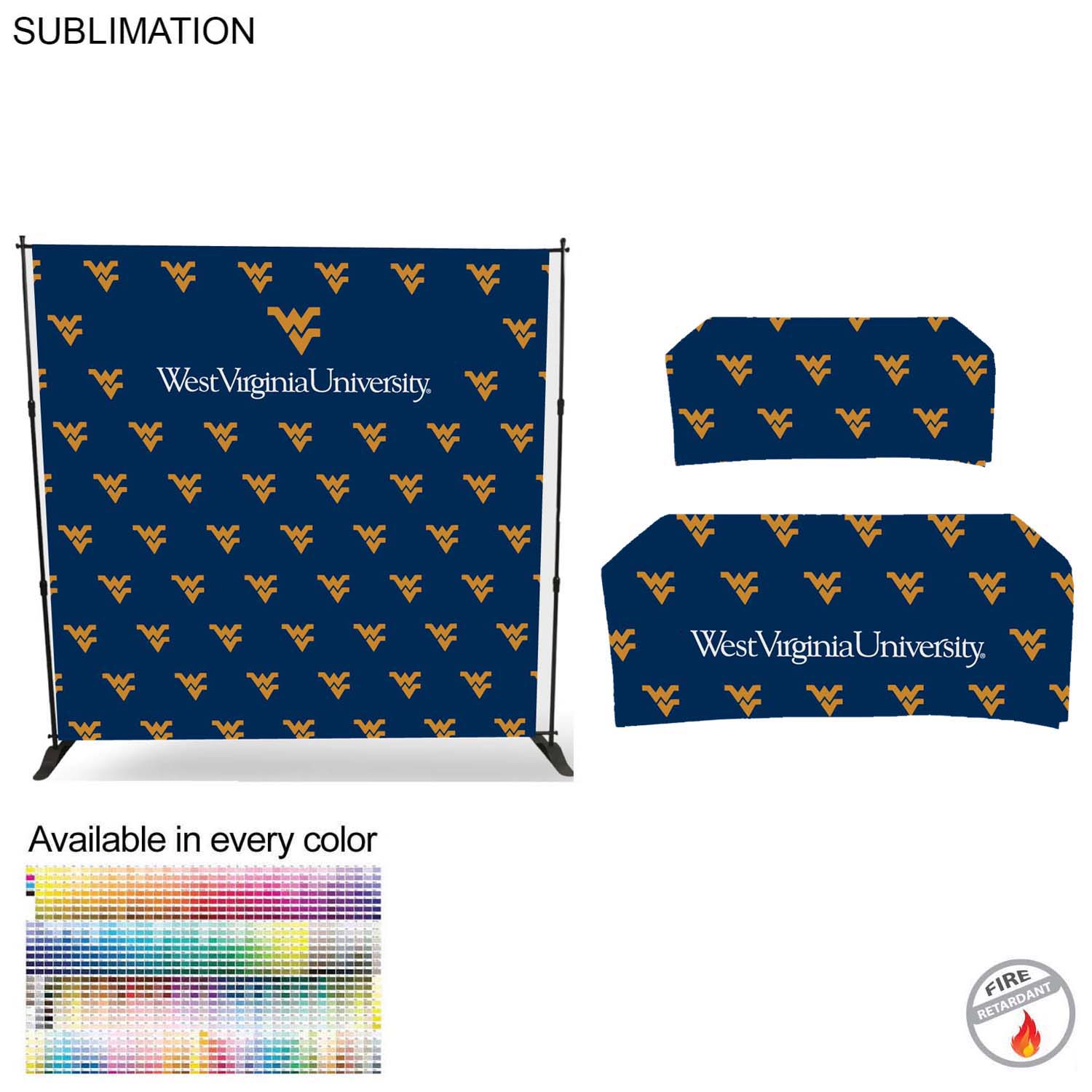 24Hr Express Ship- Tradeshow Booth Package 8' Expanding Display and 6' Sublimated PREMIUM Tablecloth 4