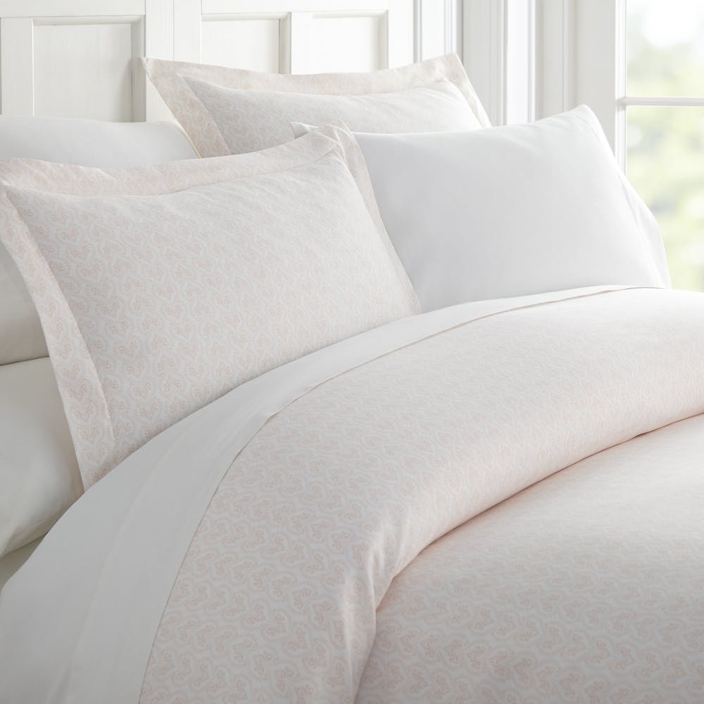 Duvet Cover Sets - Pink Floral Queen 3 Piece, promotional household item with logo imprint 2