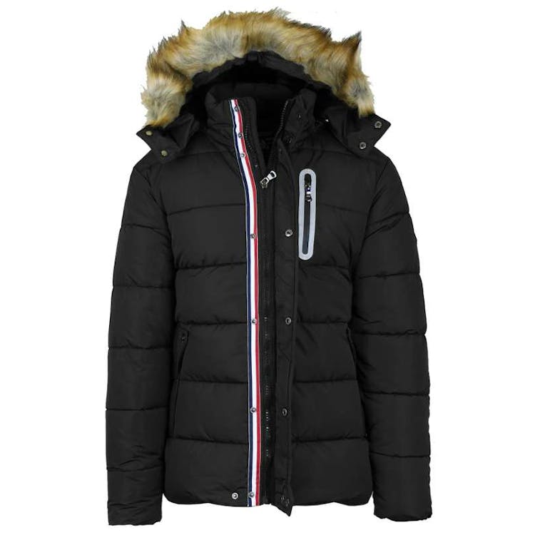 Men's Heavy Puffer Jackets Black S-2XL 2