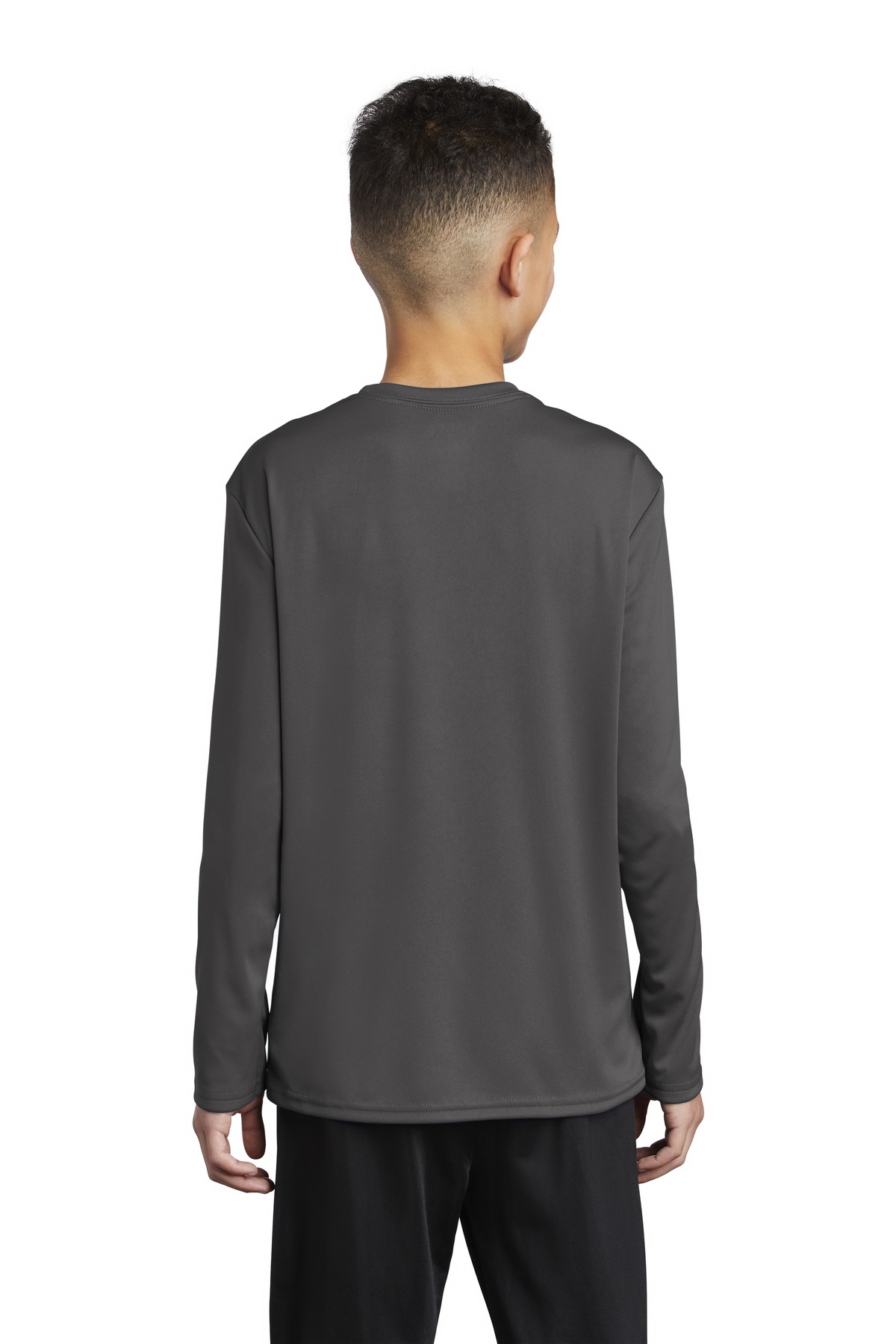 Port & Co Youth Long Sleeve Performance Tee PC380YLS 4
