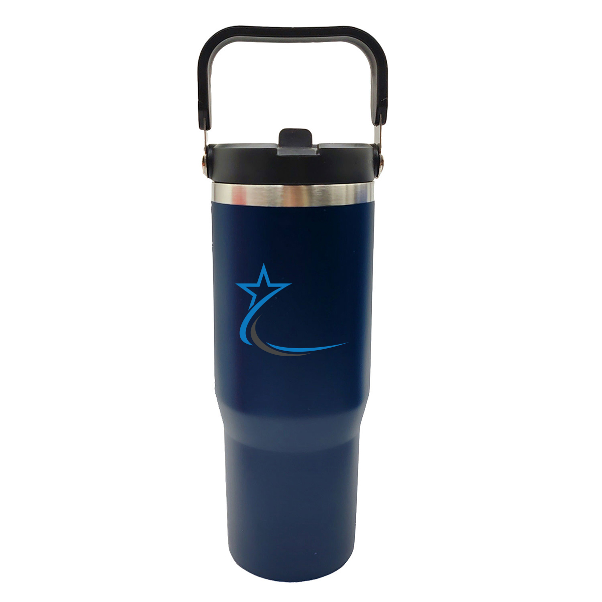 ArticFire 30oz Stainless Steel Tumbler with Handle & Built-In Straw 1